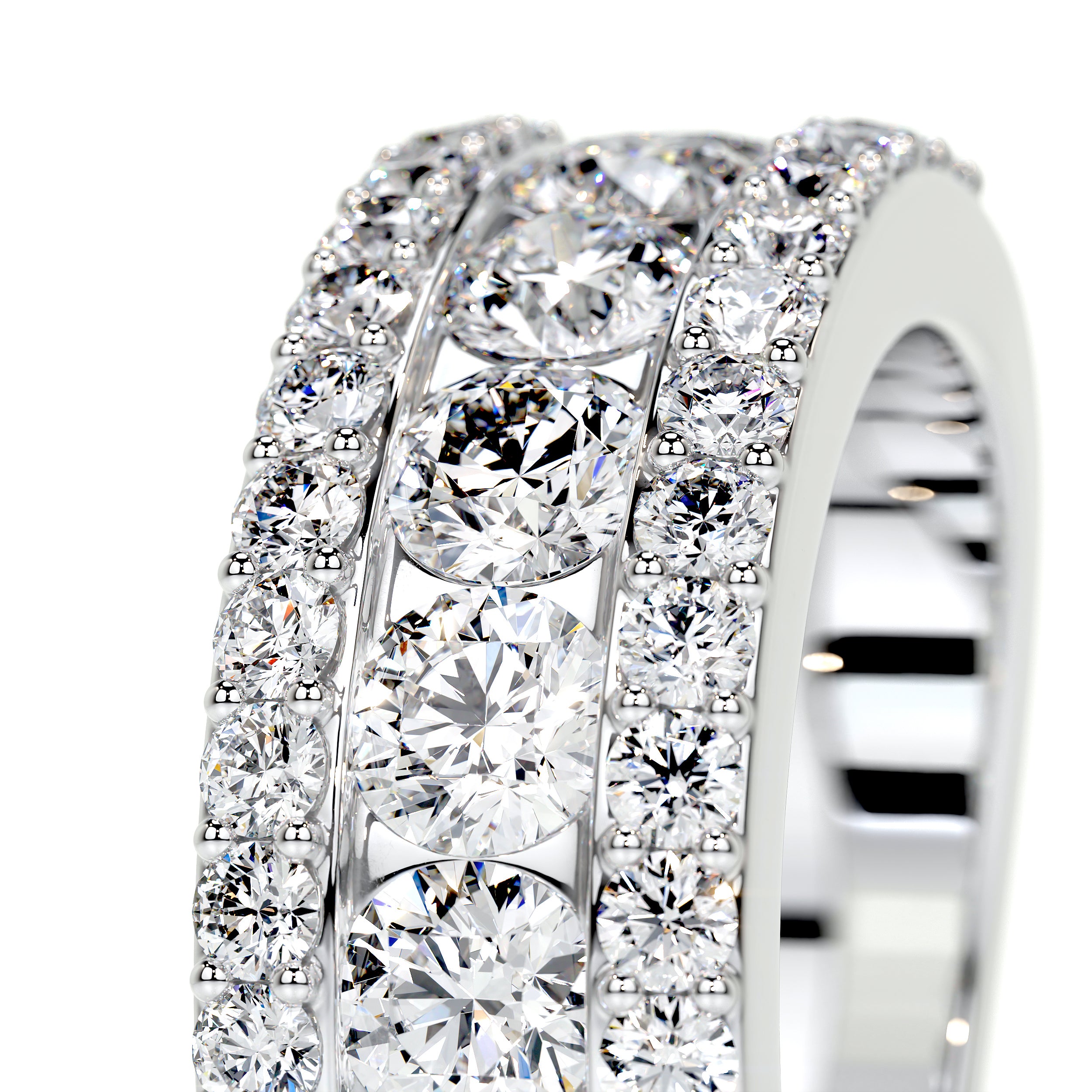 Nia Lab Grown Diamond Wedding Ring   (2 Carat) -Platinum