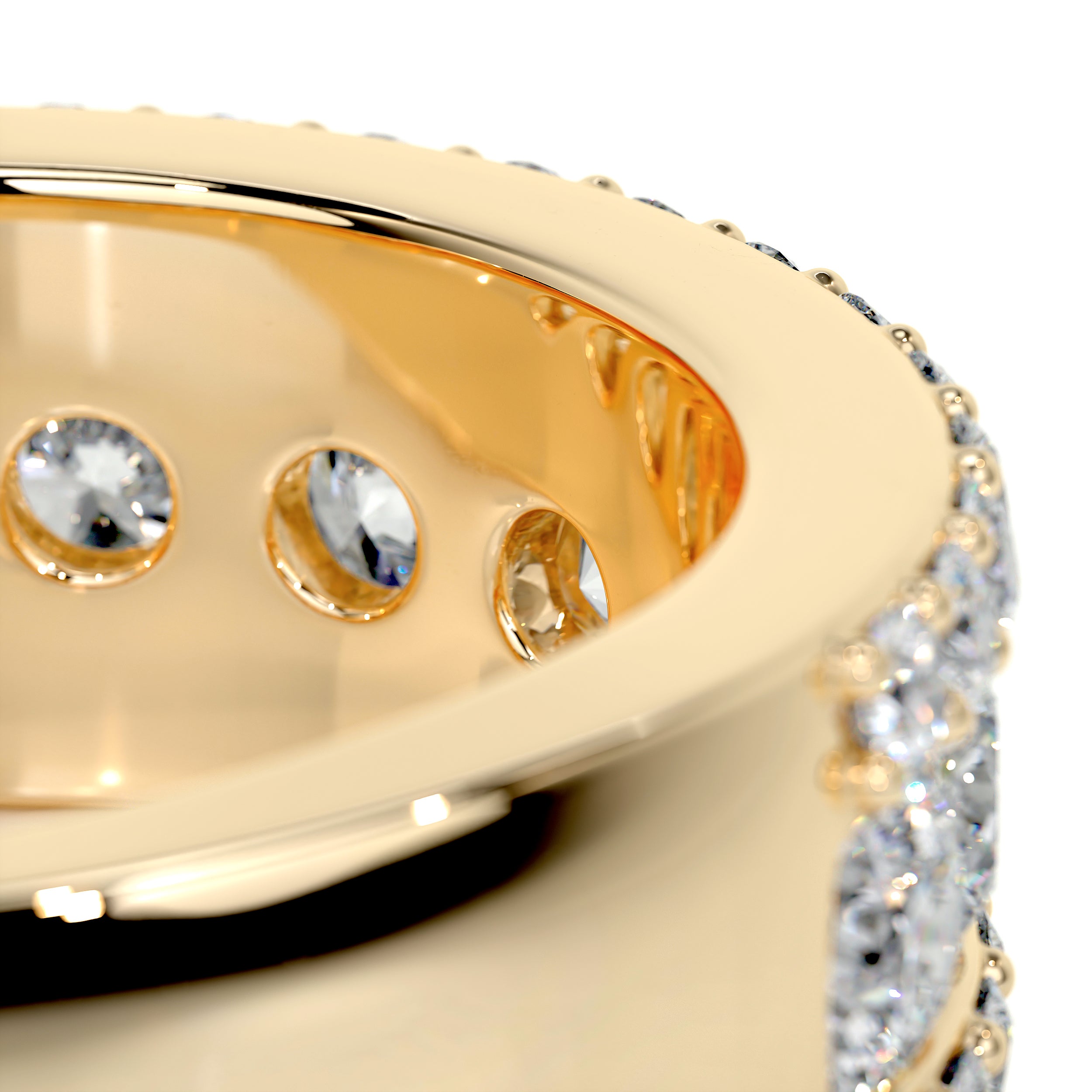 Nia Diamond Wedding Ring (2 Carat) -18K Yellow Gold