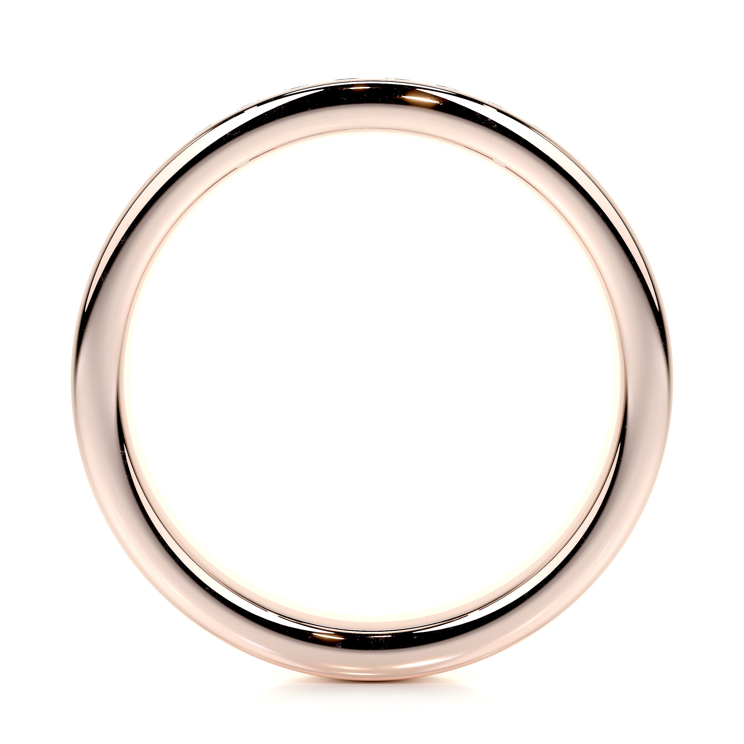 Nicky Wedding Band (0.20 Carat) -14K Rose Gold