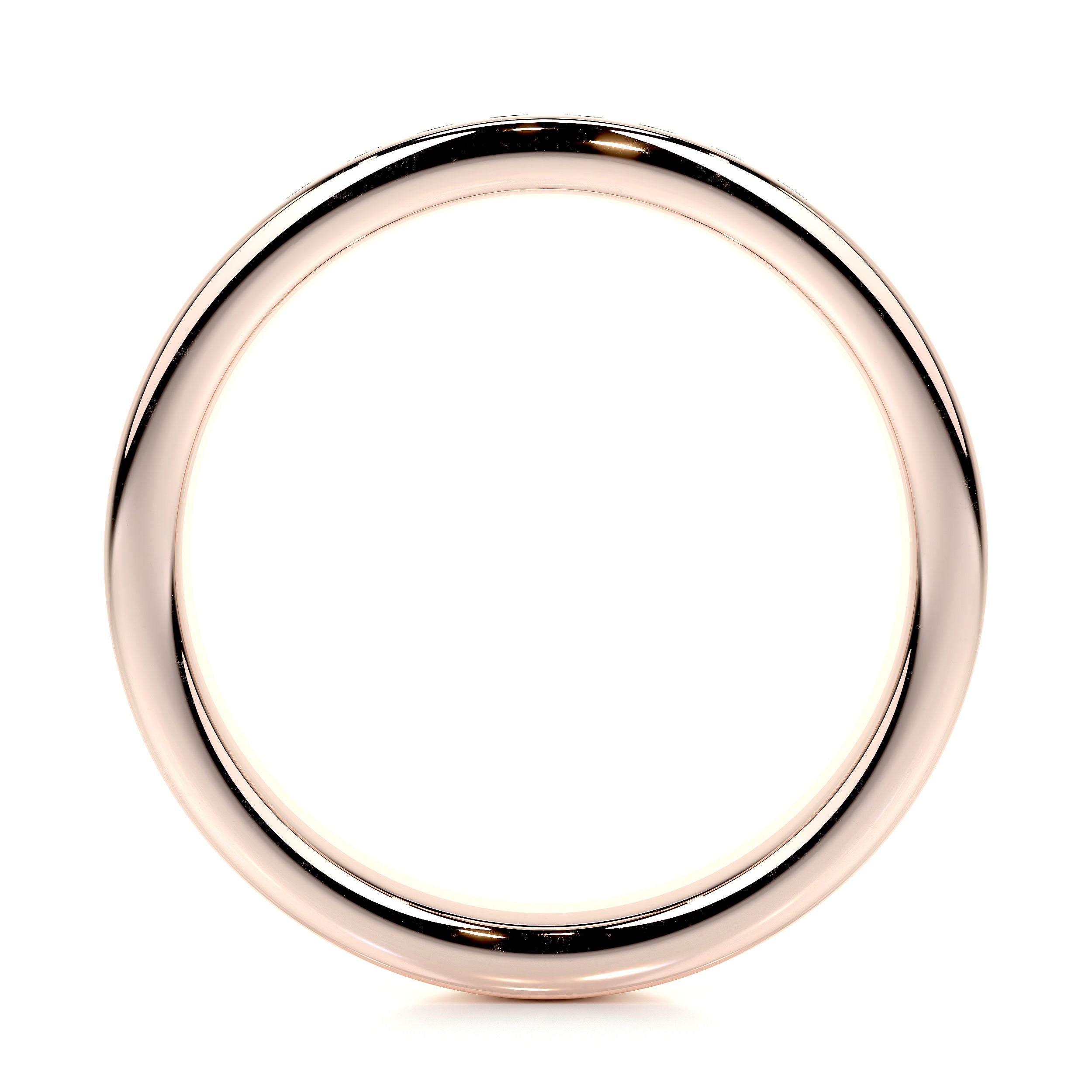 Nicky Wedding Band   (0.20 Carat) -14K Rose Gold