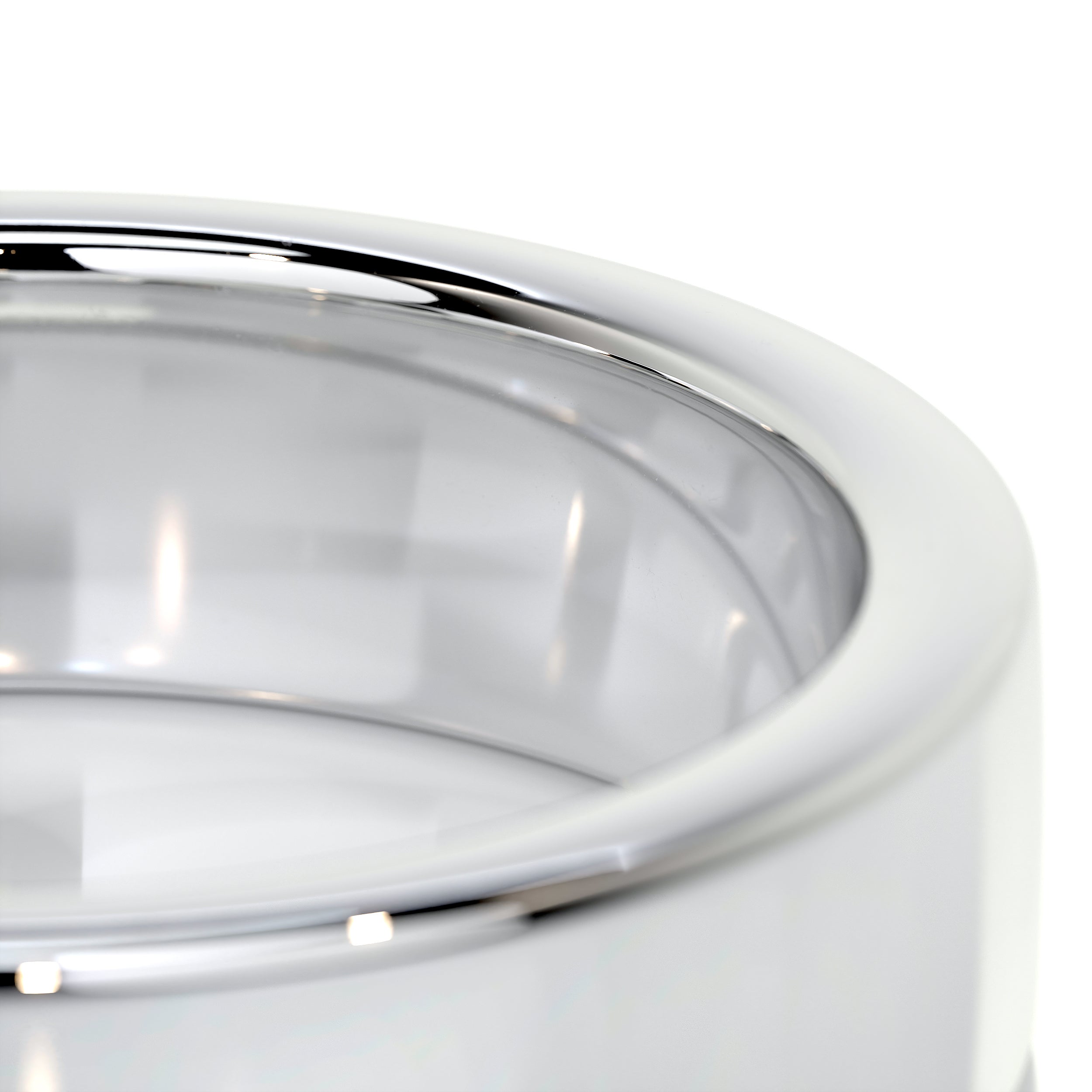 Nicky Wedding Band (0.20 Carat) -14K White Gold