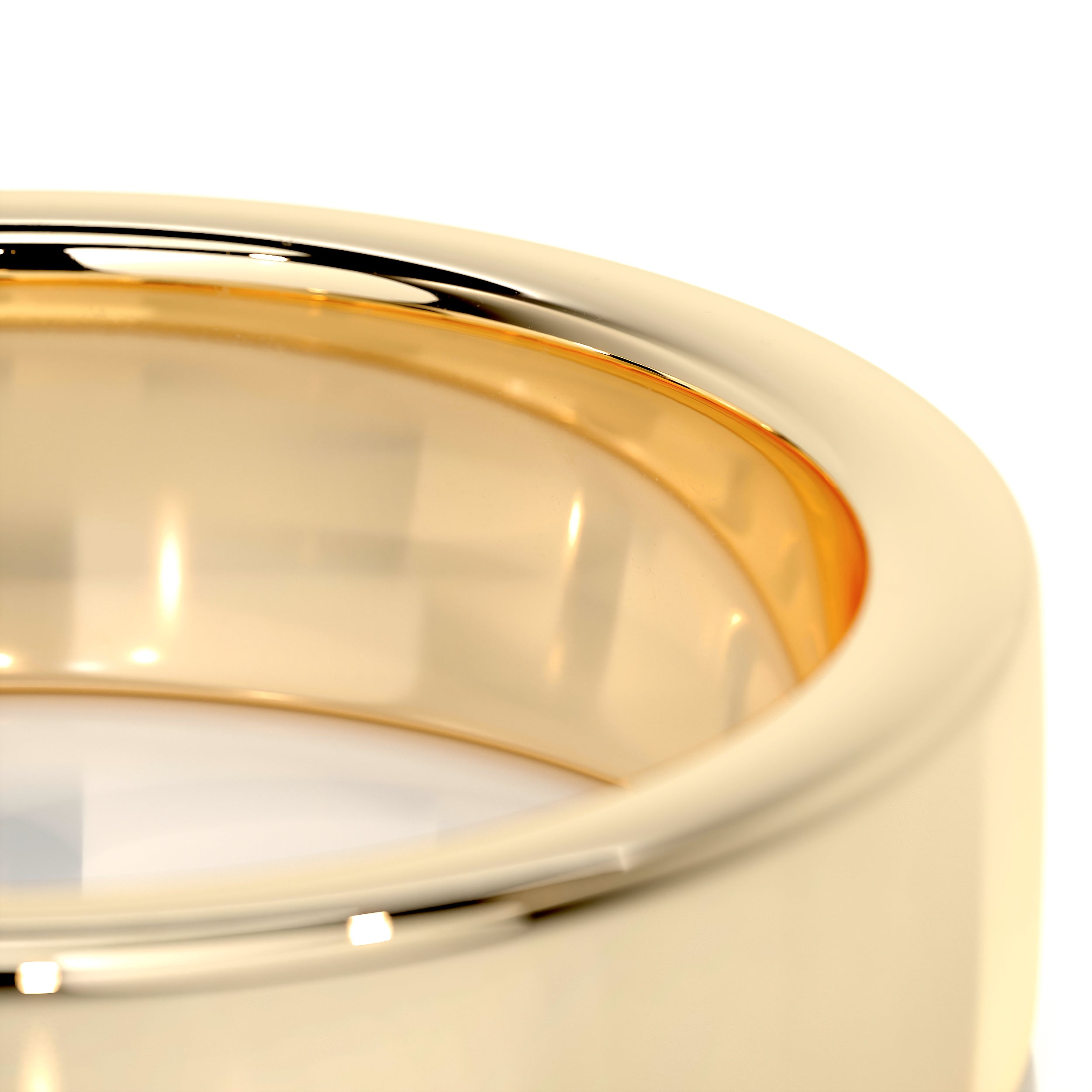 Nicky Wedding Band (0.20 Carat) -18K Yellow Gold