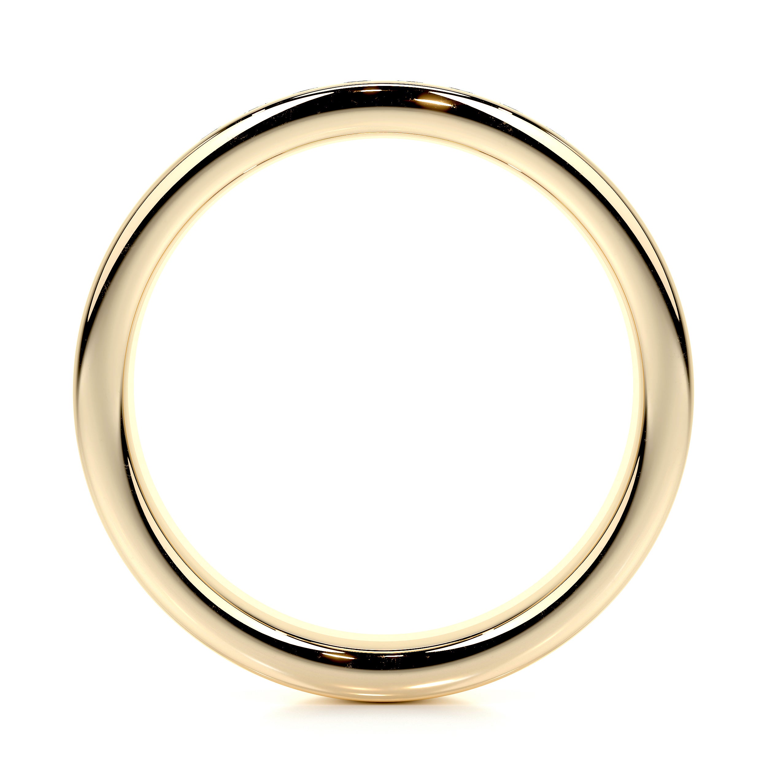 Nicky Wedding Band (0.20 Carat) -18K Yellow Gold