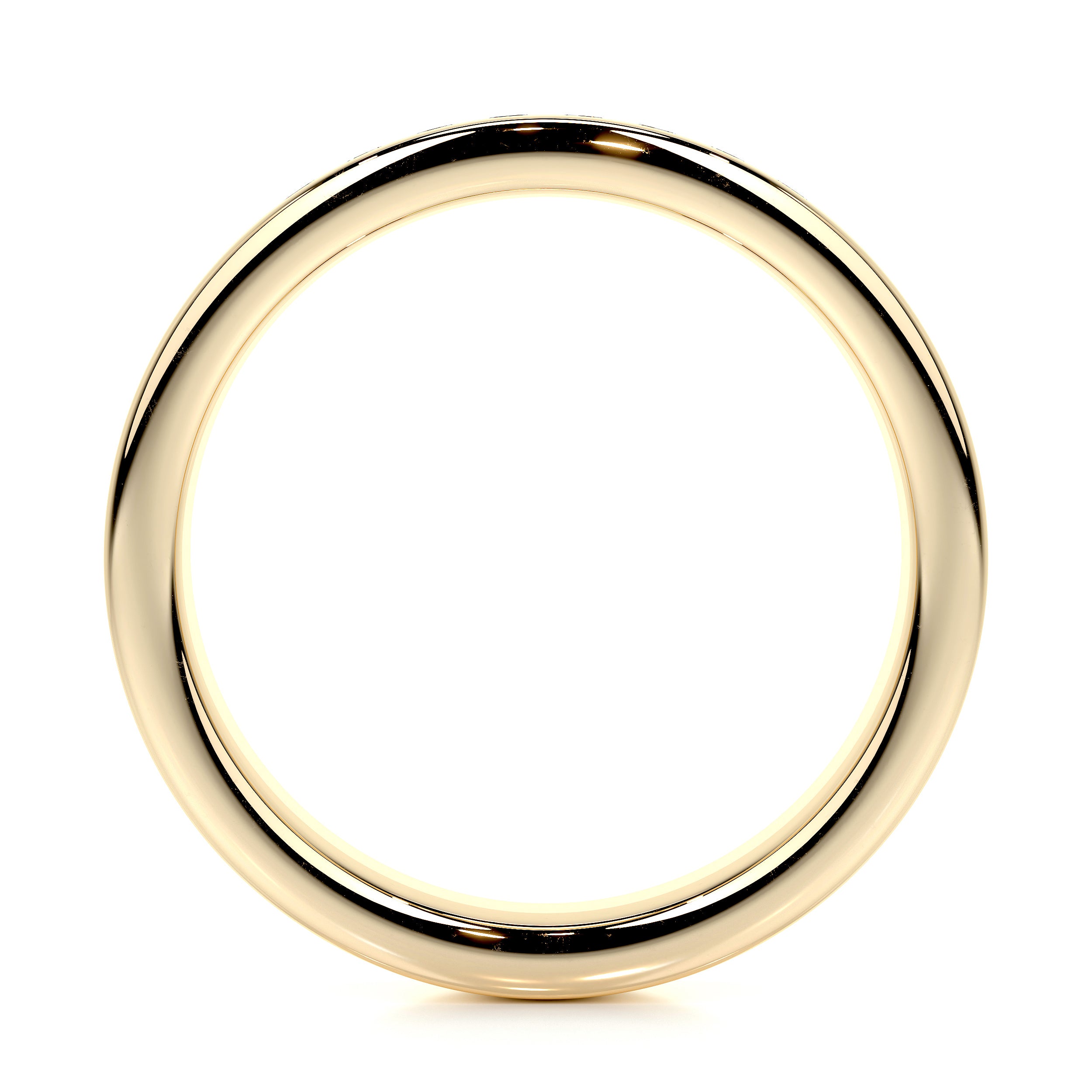 Nicky Wedding Band   (0.20 Carat) -18K Yellow Gold