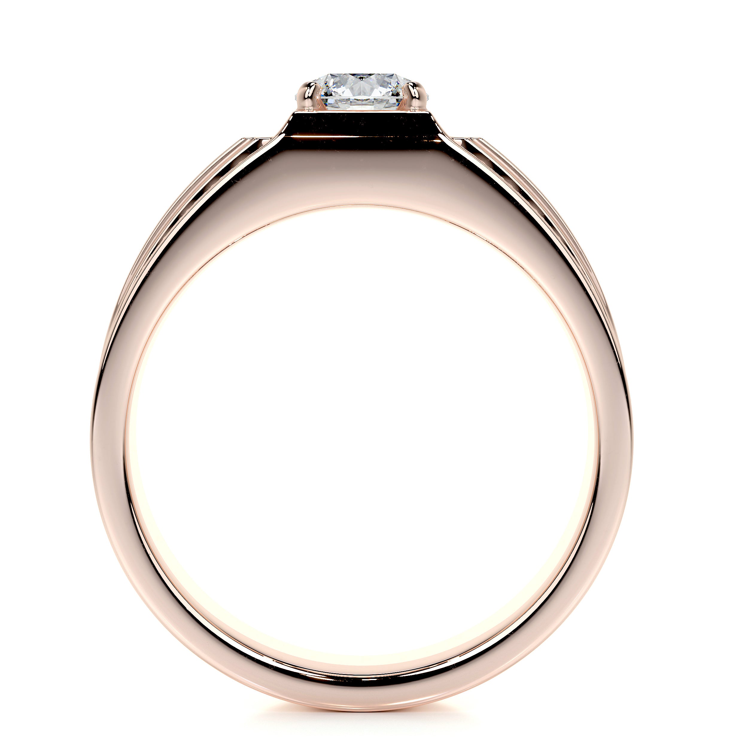 Raquel Lab Grown Diamond Wedding Band (1.25 Carat) -14K Rose Gold