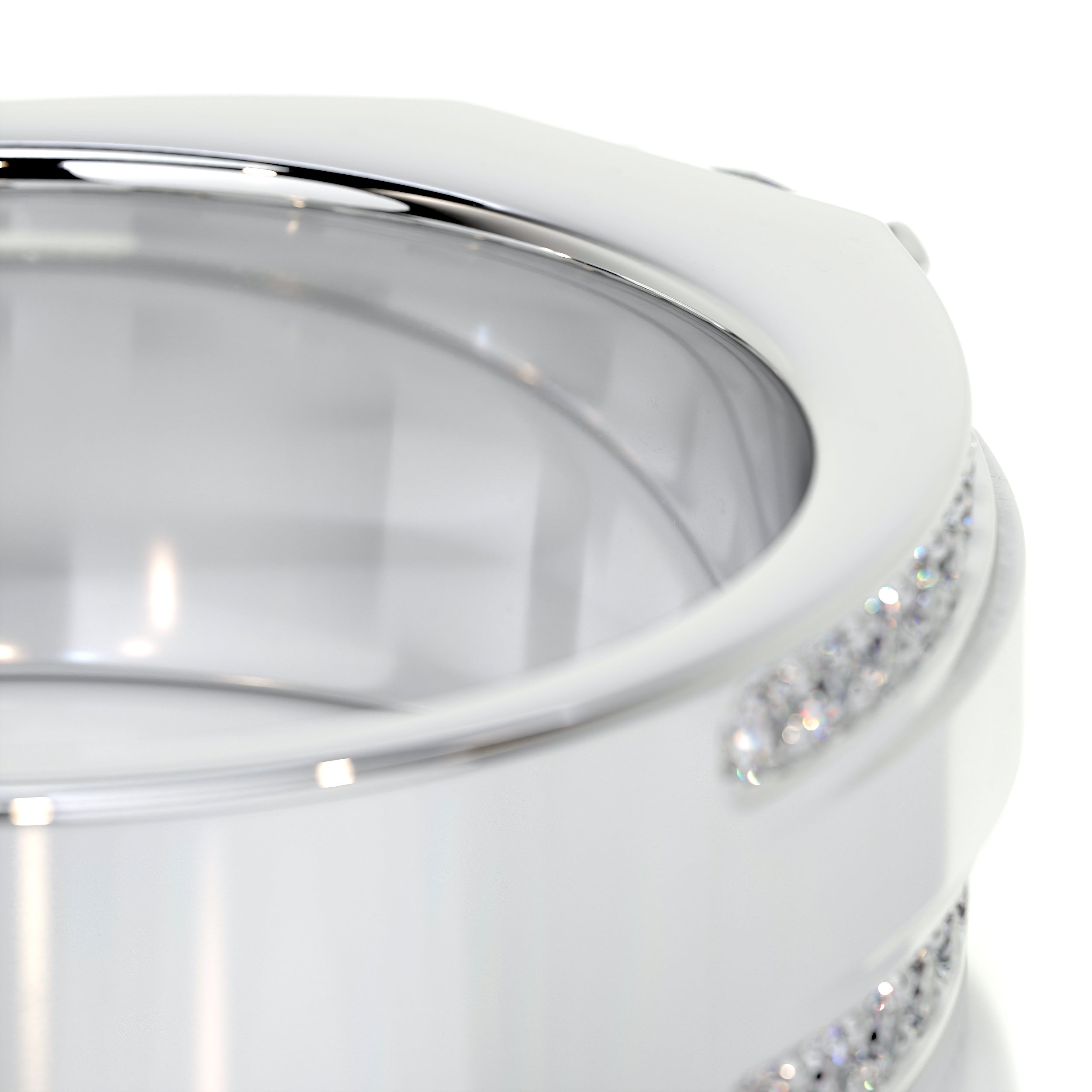 Raquel Diamond Wedding Band (1.25 Carat) -Platinum