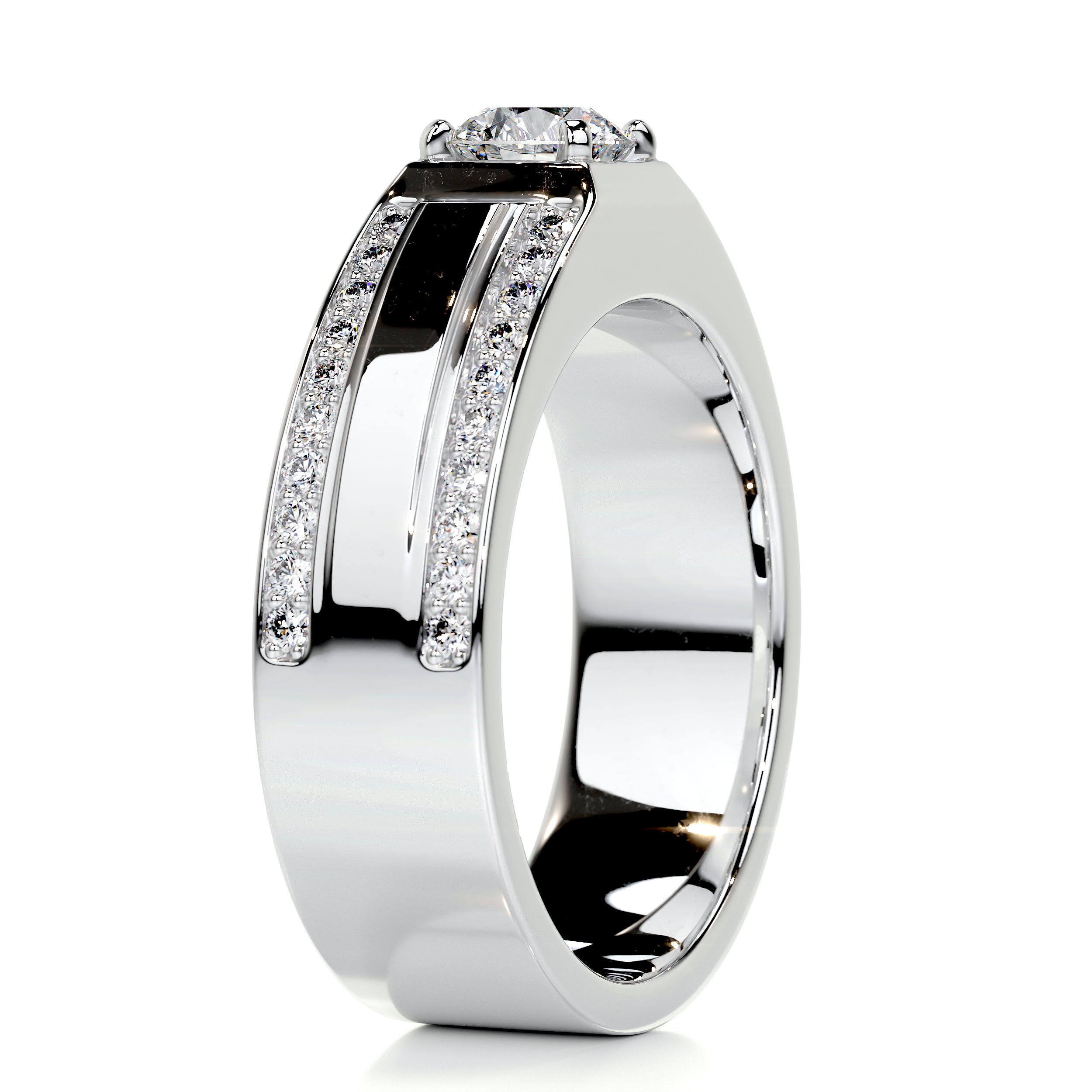 Raquel Diamond Wedding Band (1.25 Carat) -Platinum
