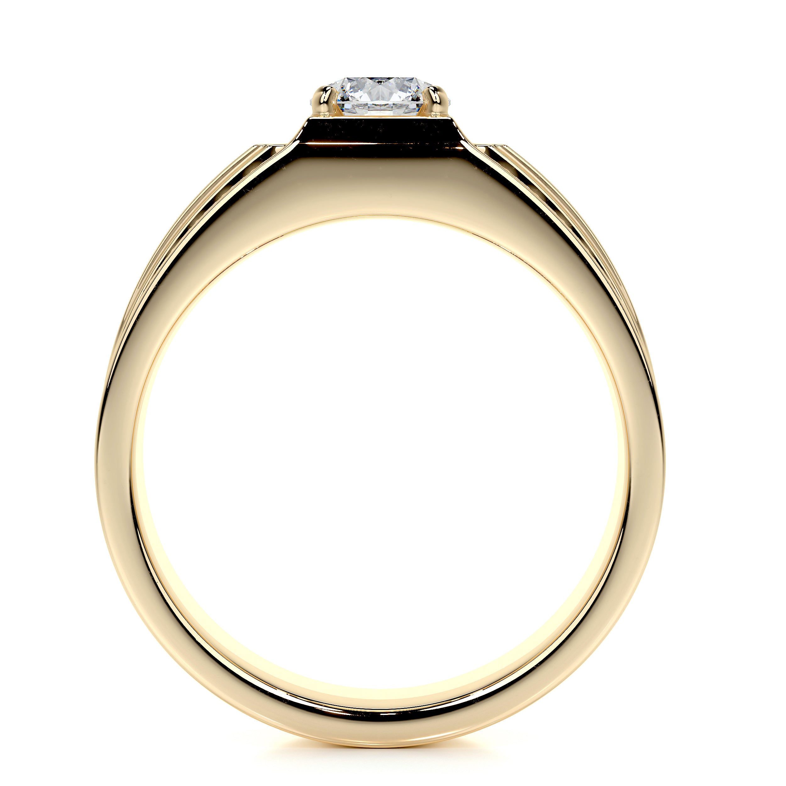 Raquel Lab Grown Diamond Wedding Band   (1.25 Carat) -18K Yellow Gold