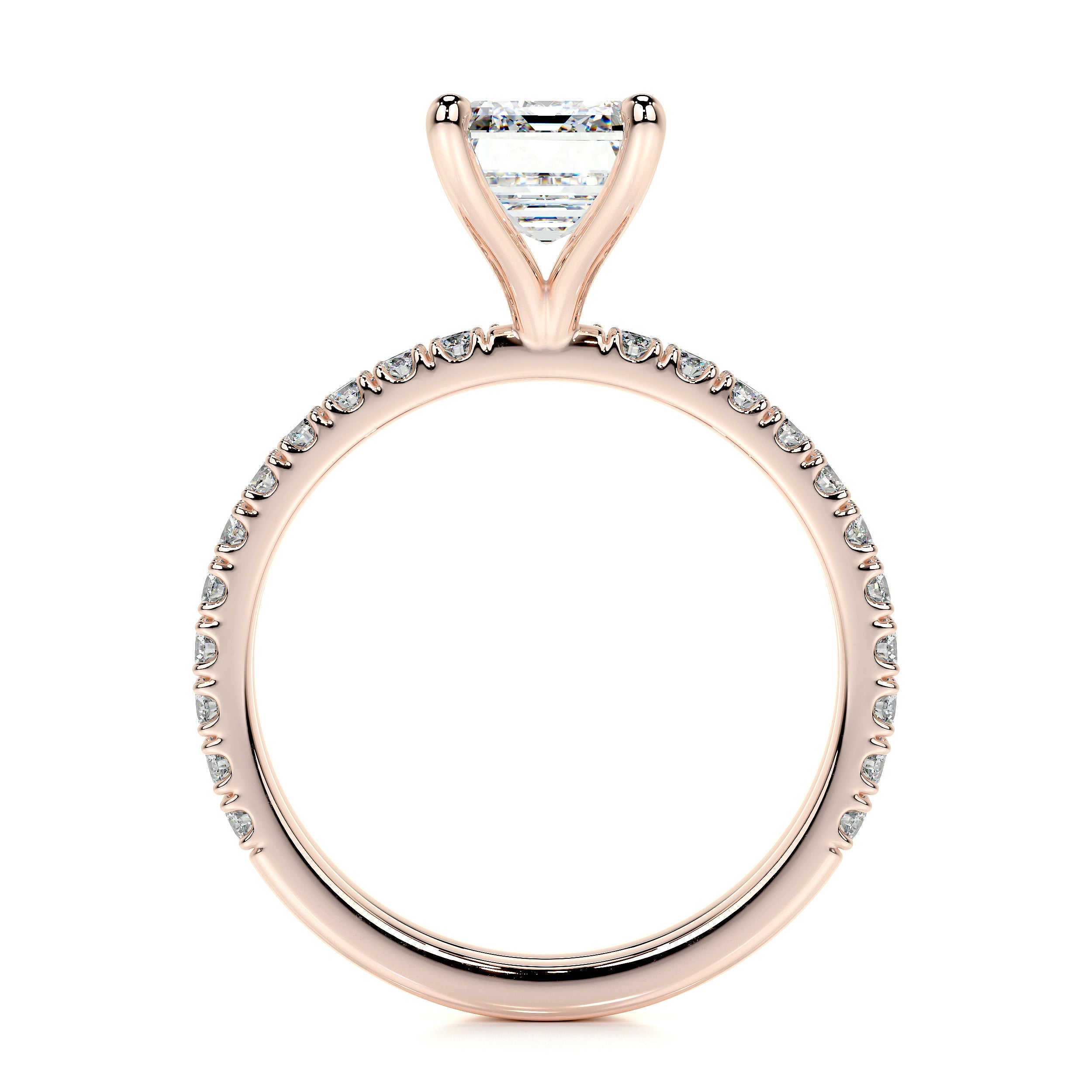 Royal Lab Grown Diamond Bridal Set (2.5 Carat) -14K Rose Gold