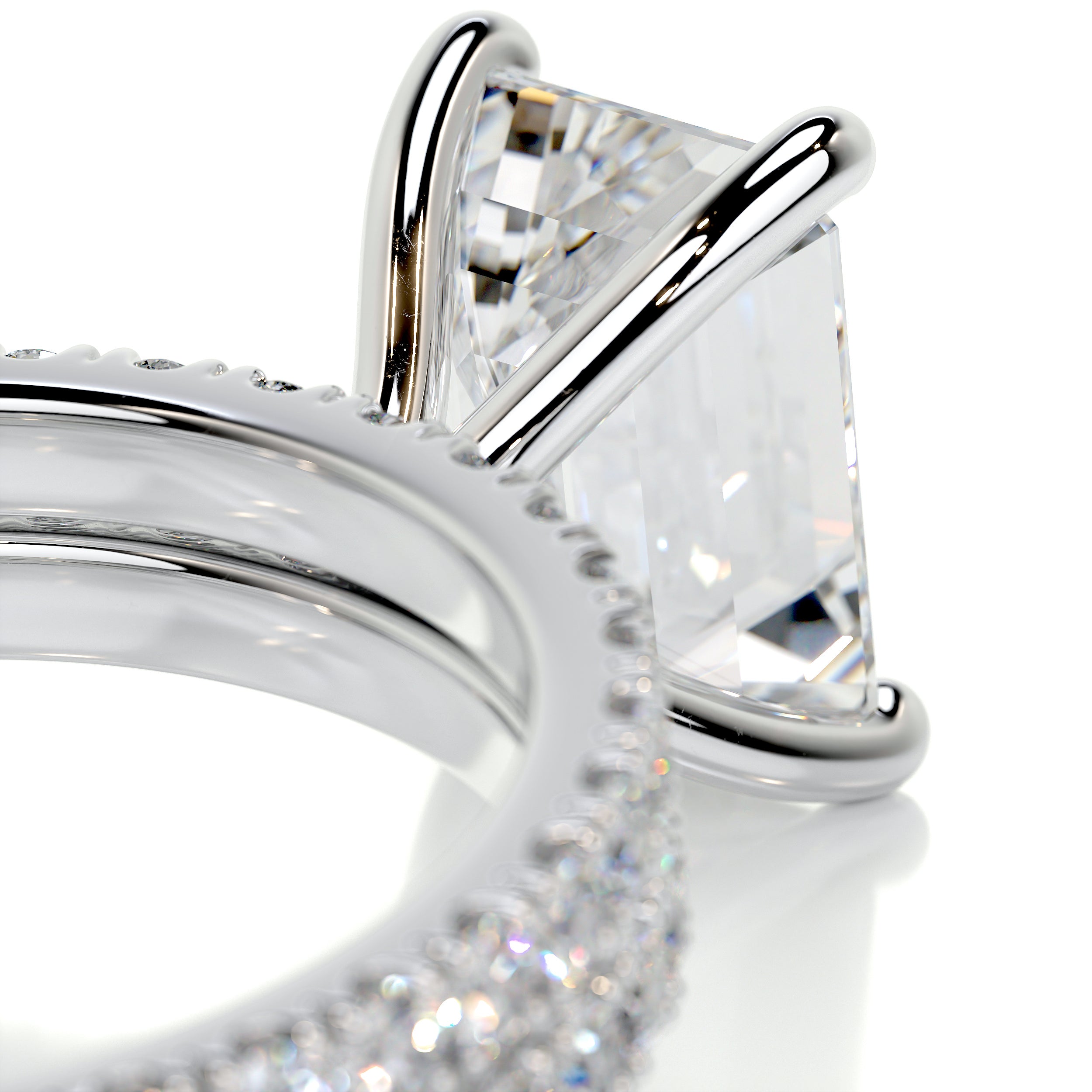 Royal Diamond Bridal Set -18K White Gold