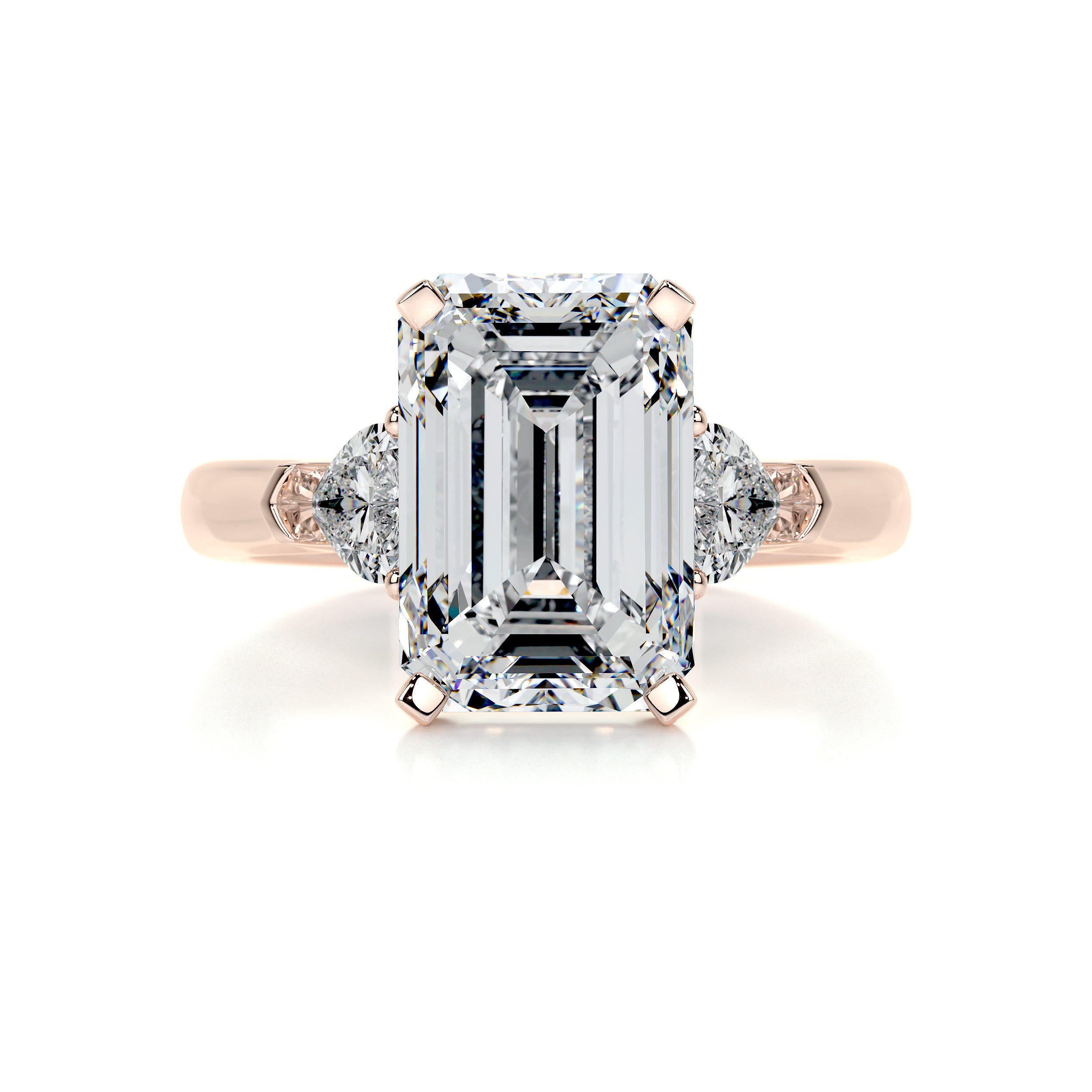 Kamala Diamond Engagement Ring -14K Rose Gold