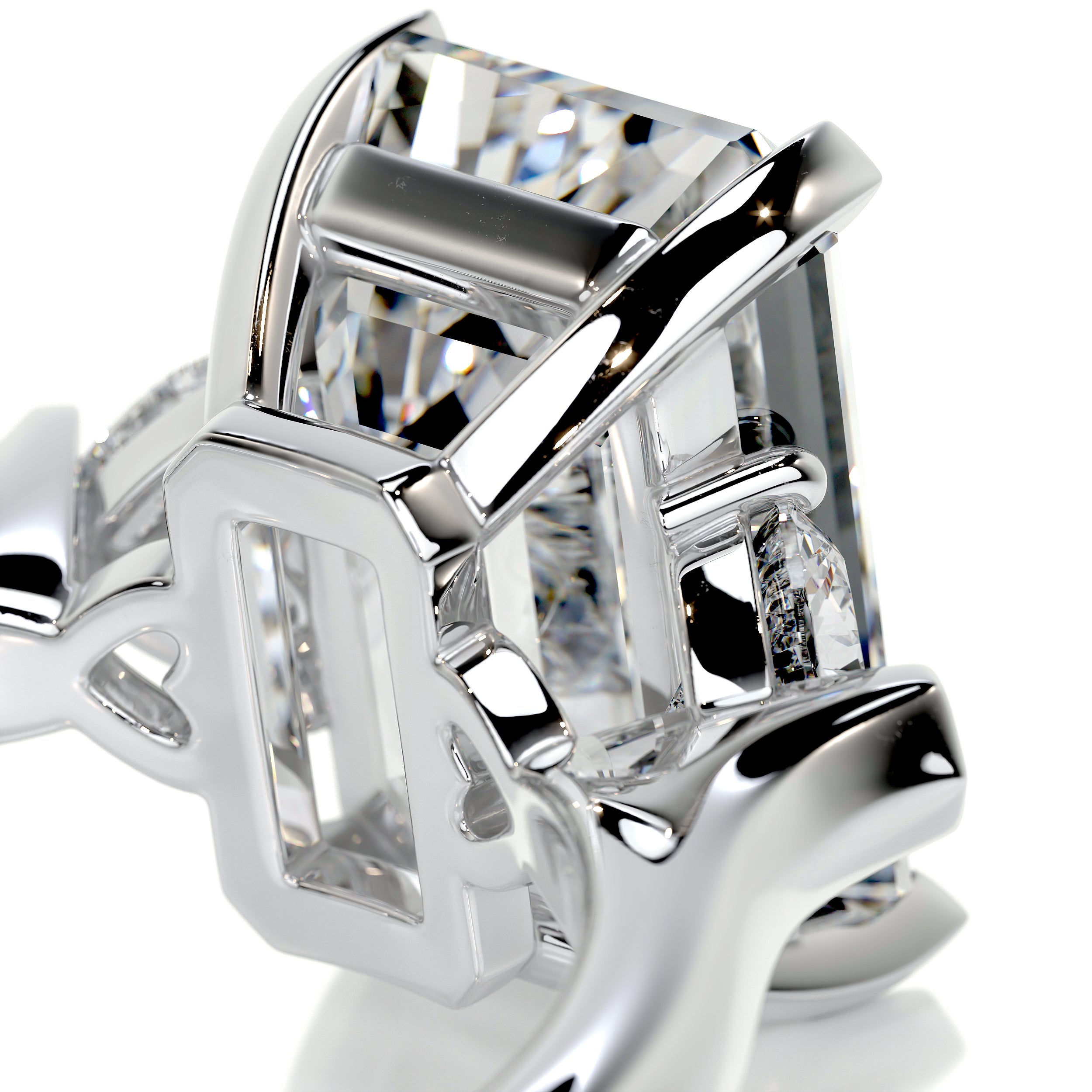 Kamala Diamond Engagement Ring -Platinum