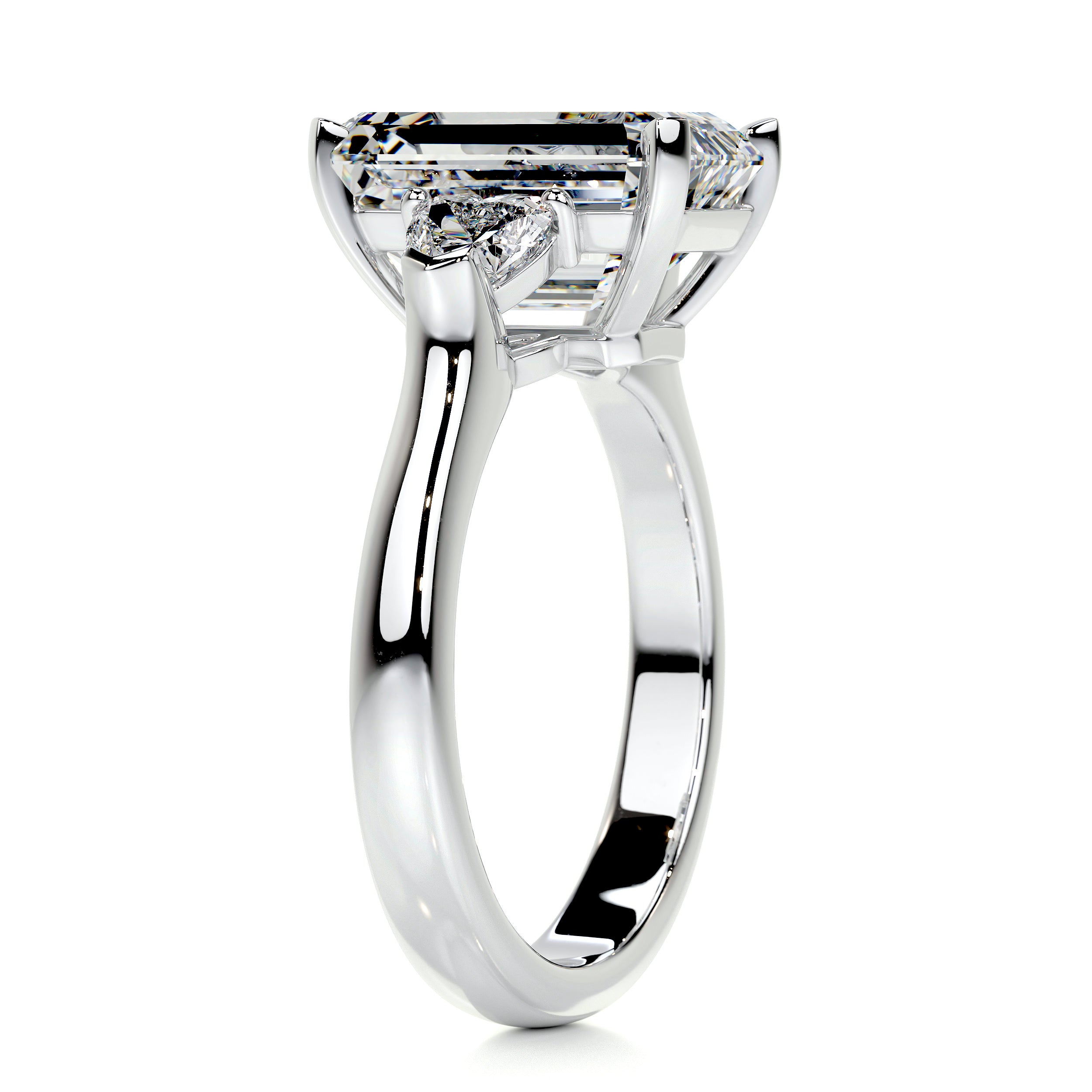 Kamala Diamond Engagement Ring -14K White Gold