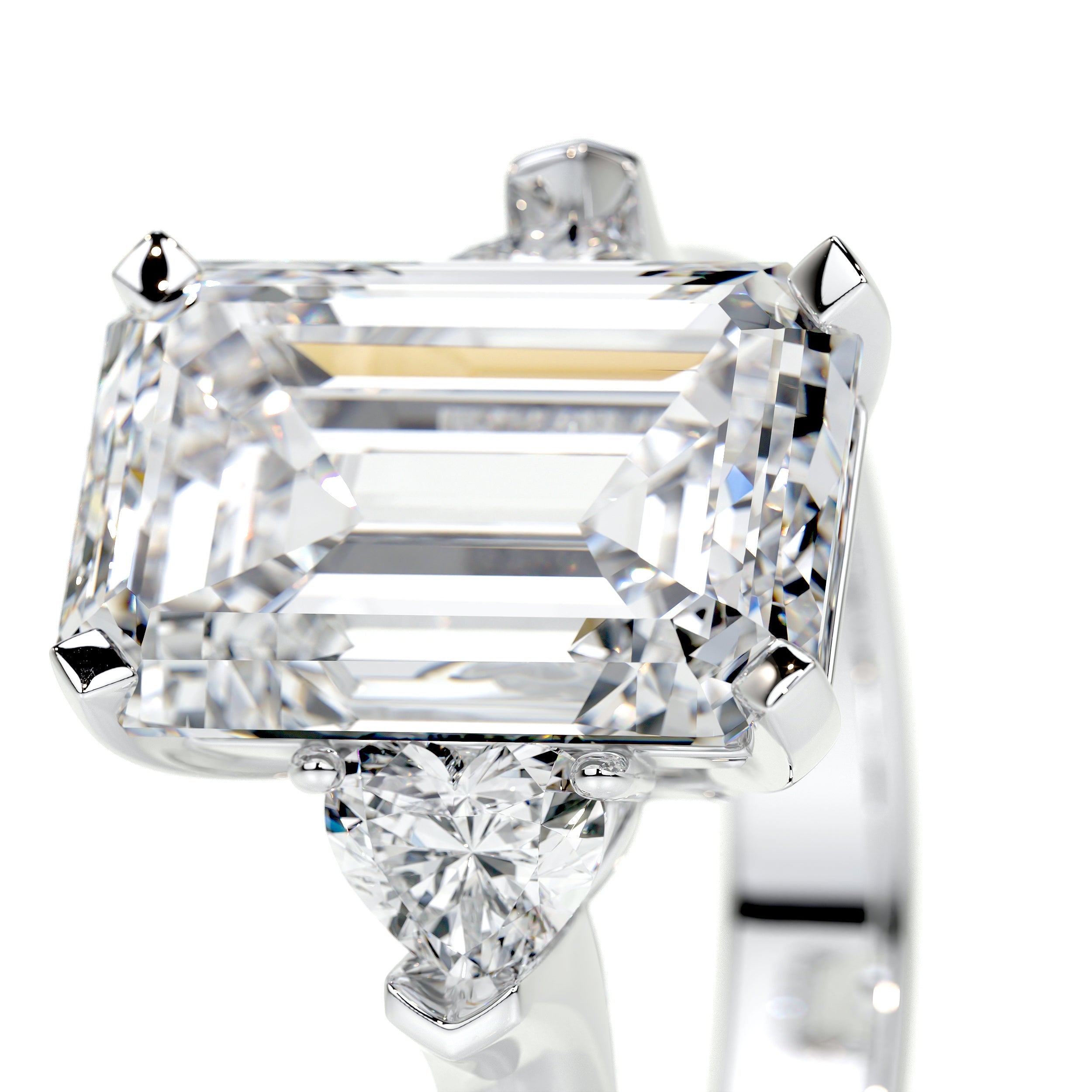 Kamala Lab Grown Diamond Ring (5.50 Carat) -14K White Gold
