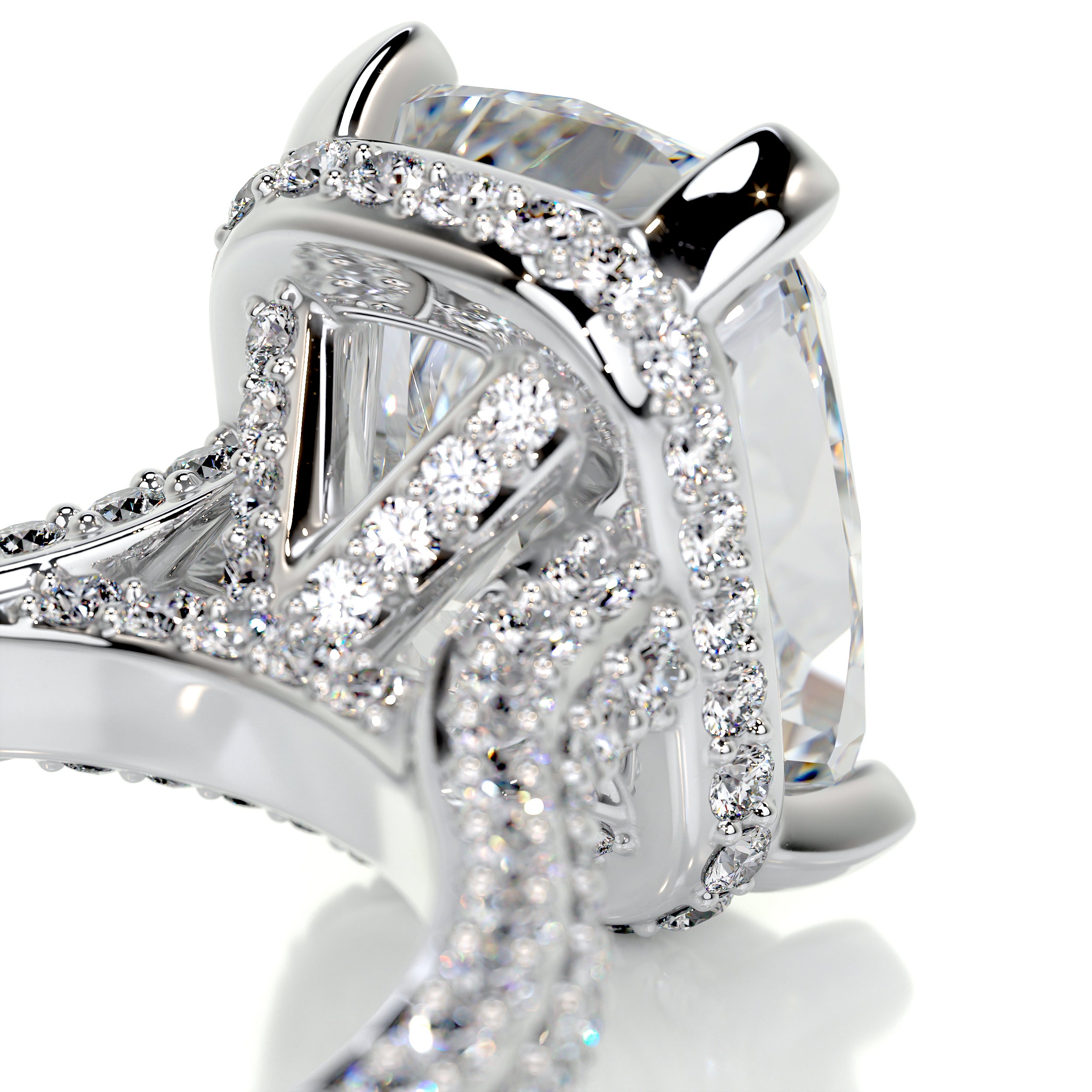 Joana Diamond Engagement Ring -14K White Gold
