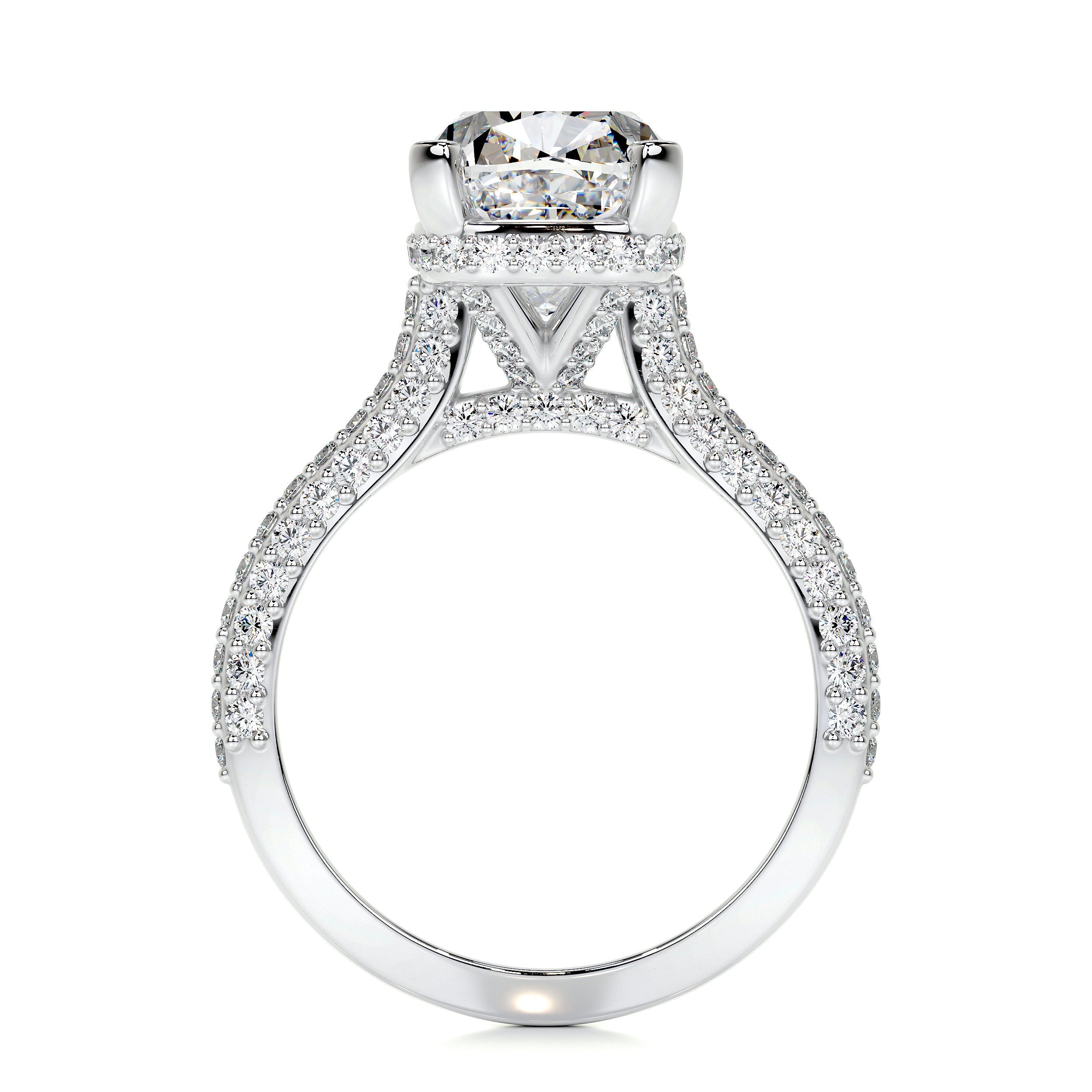 Joana Lab Grown Diamond Ring   (3 Carat) -Platinum