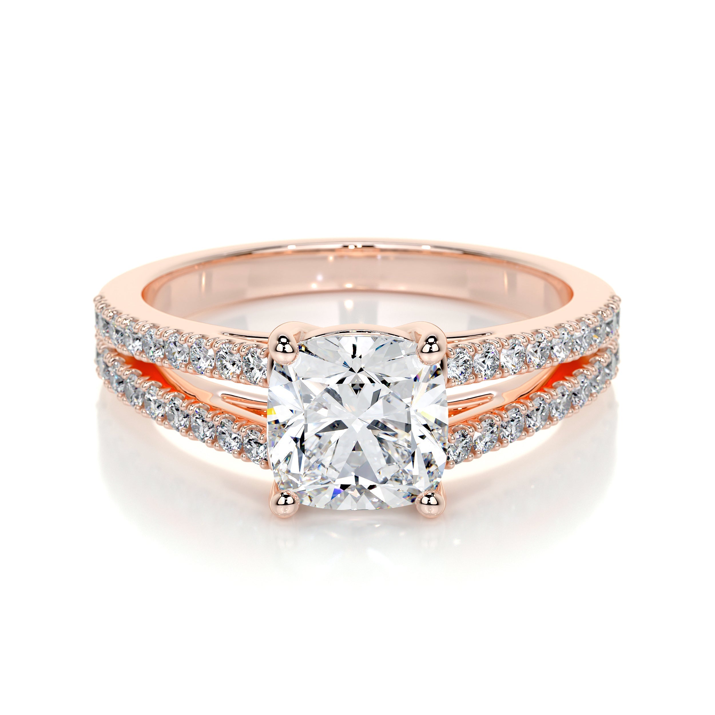 Sadie Lab Grown Diamond Ring -14K Rose Gold