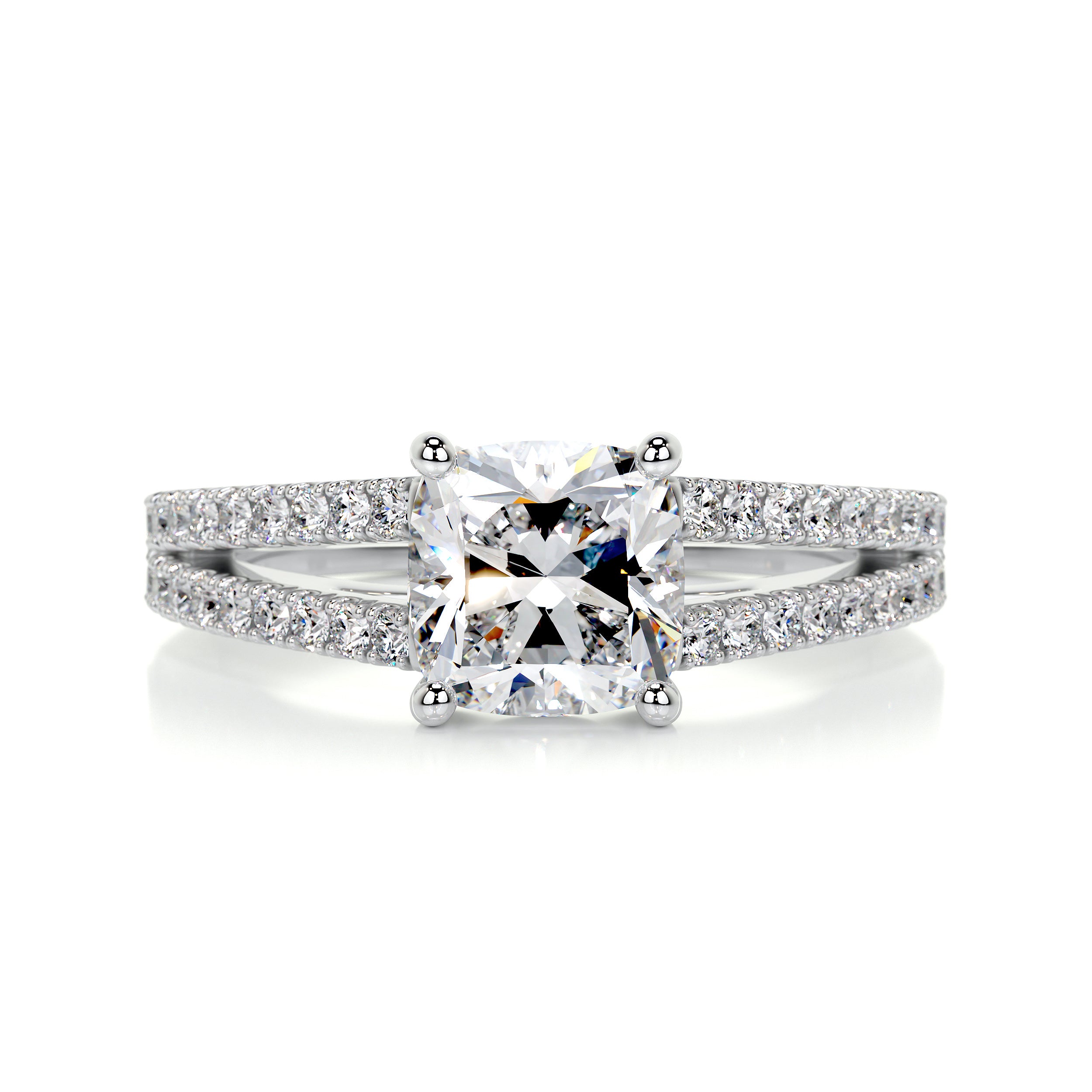 Sadie Diamond Engagement Ring -14K White Gold