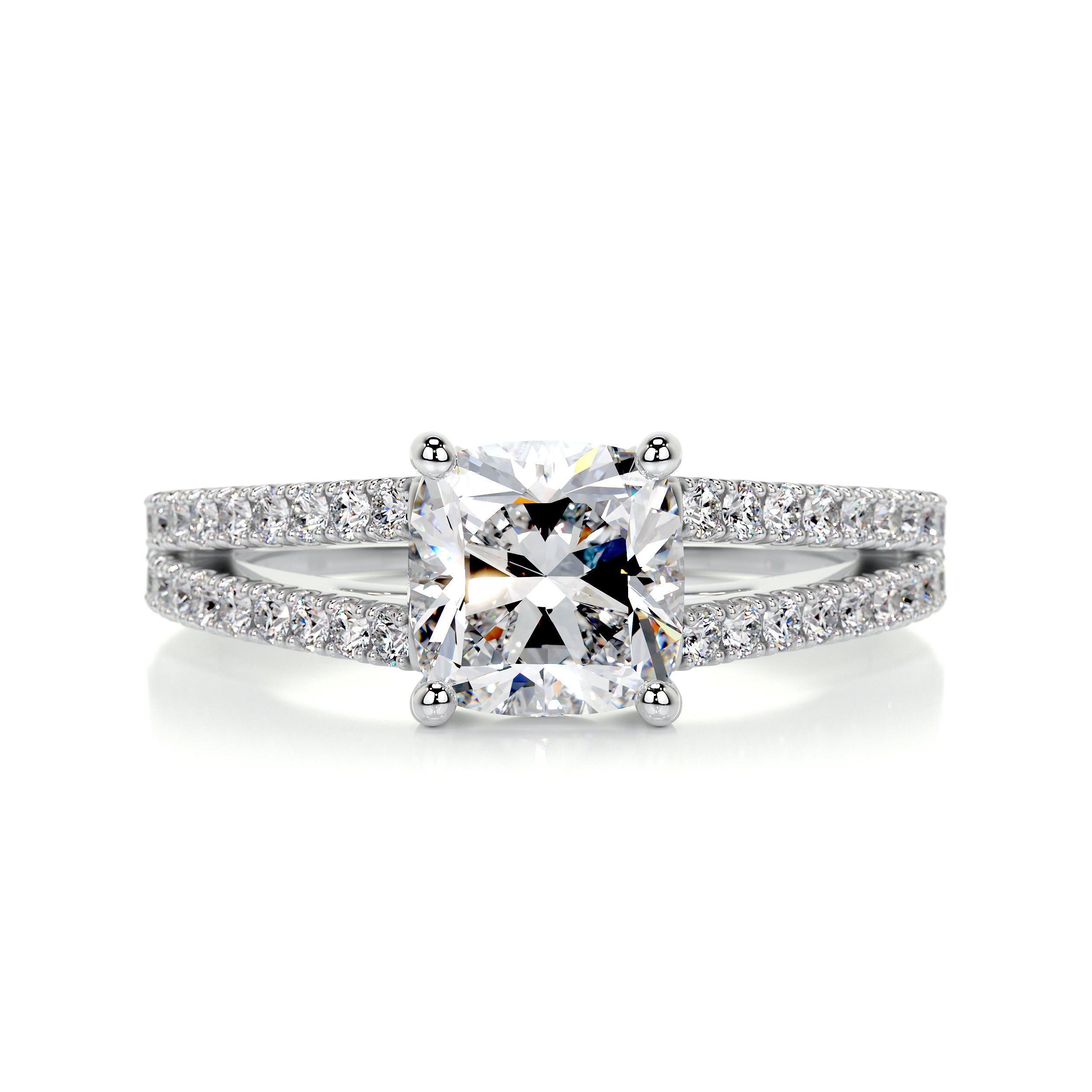 Sadie Diamond Engagement Ring -18K White Gold