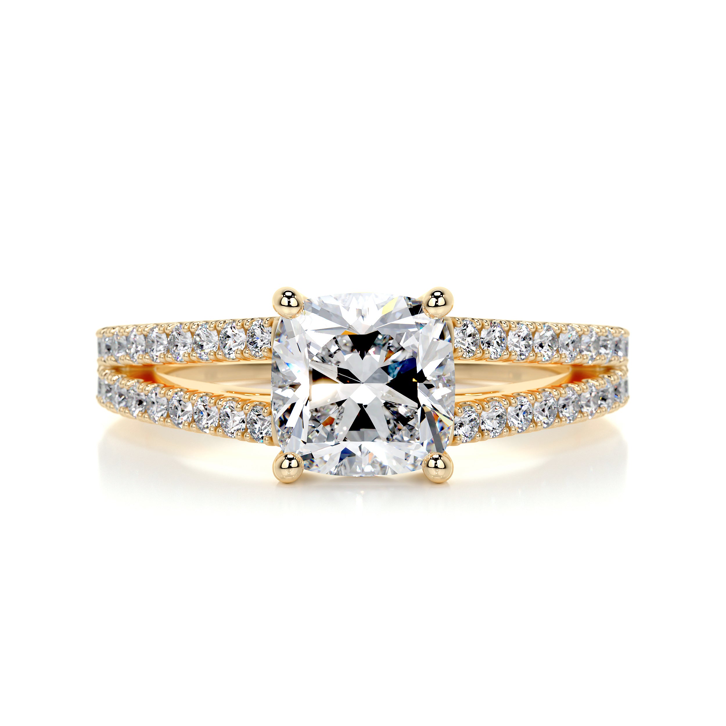 Sadie Diamond Engagement Ring -18K Yellow Gold