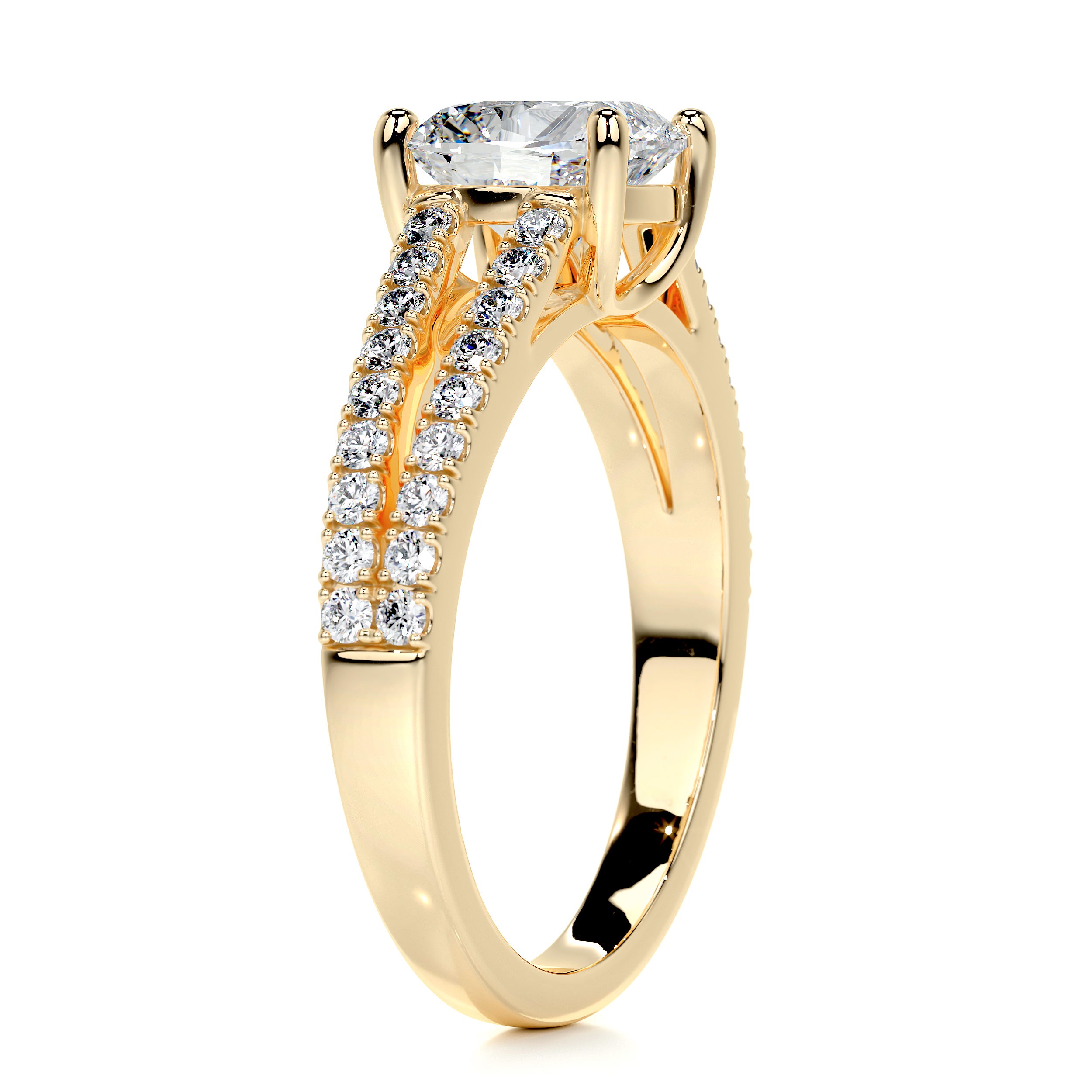 Sadie Diamond Engagement Ring -18K Yellow Gold