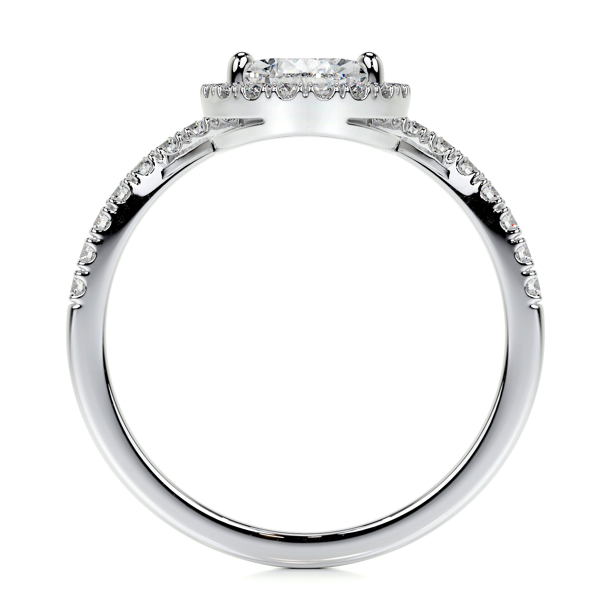 Miranda Lab Grown Diamond Ring   (1.55 Carat) -14K White Gold
