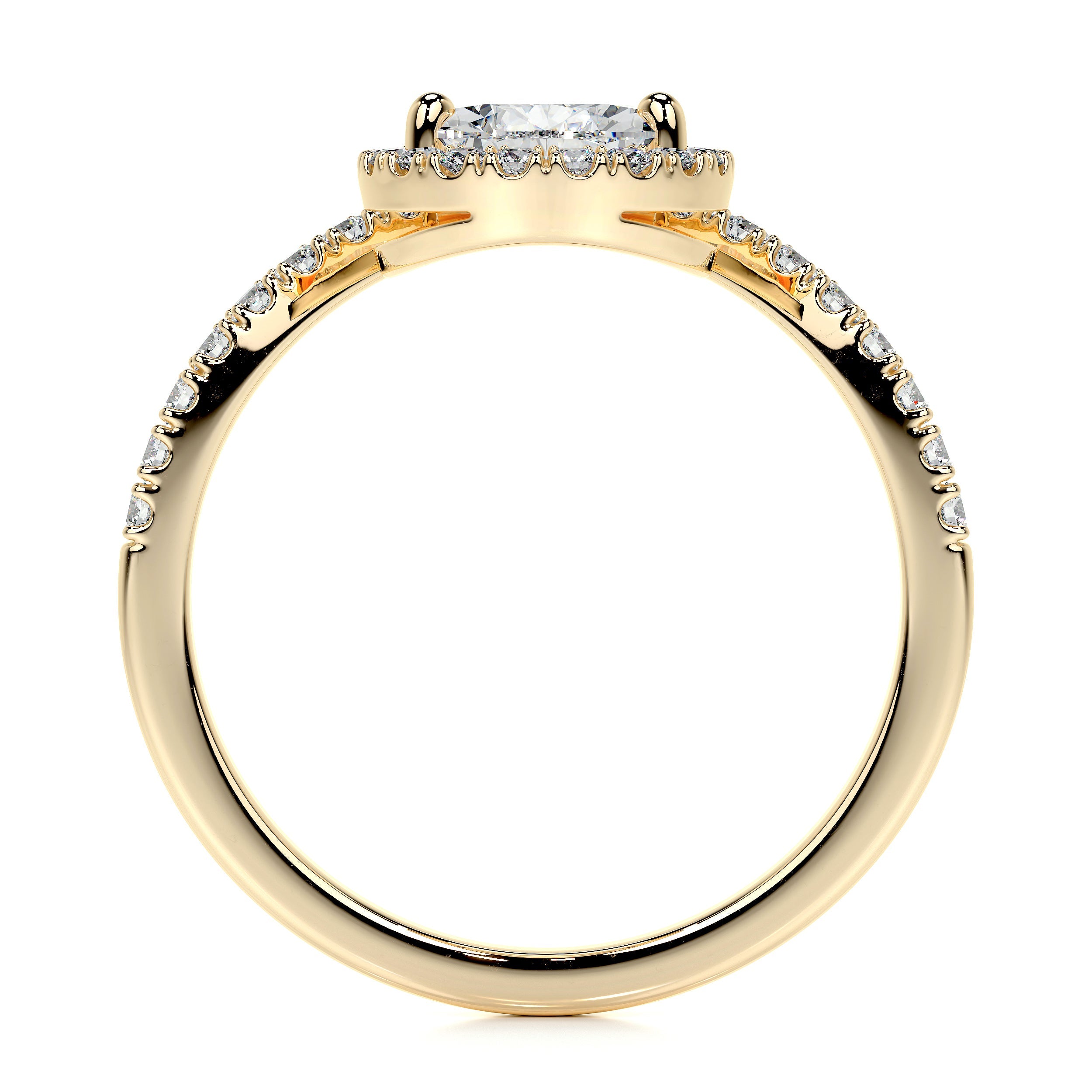 Miranda Lab Grown Diamond Ring (1.55 Carat) -18K Yellow Gold