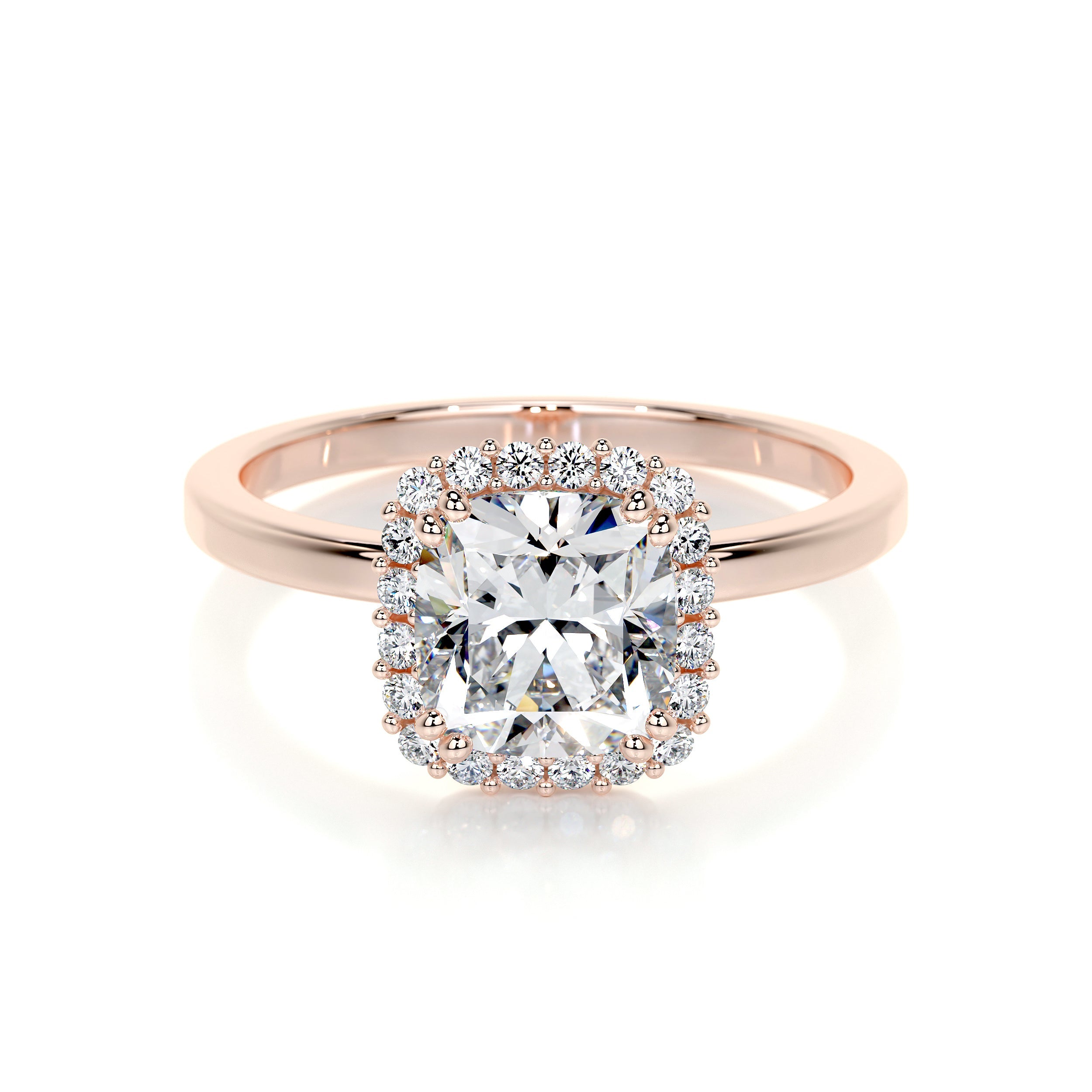 Emery Lab Grown Diamond Ring (1.75 Carat) - 14K Rose Gold
