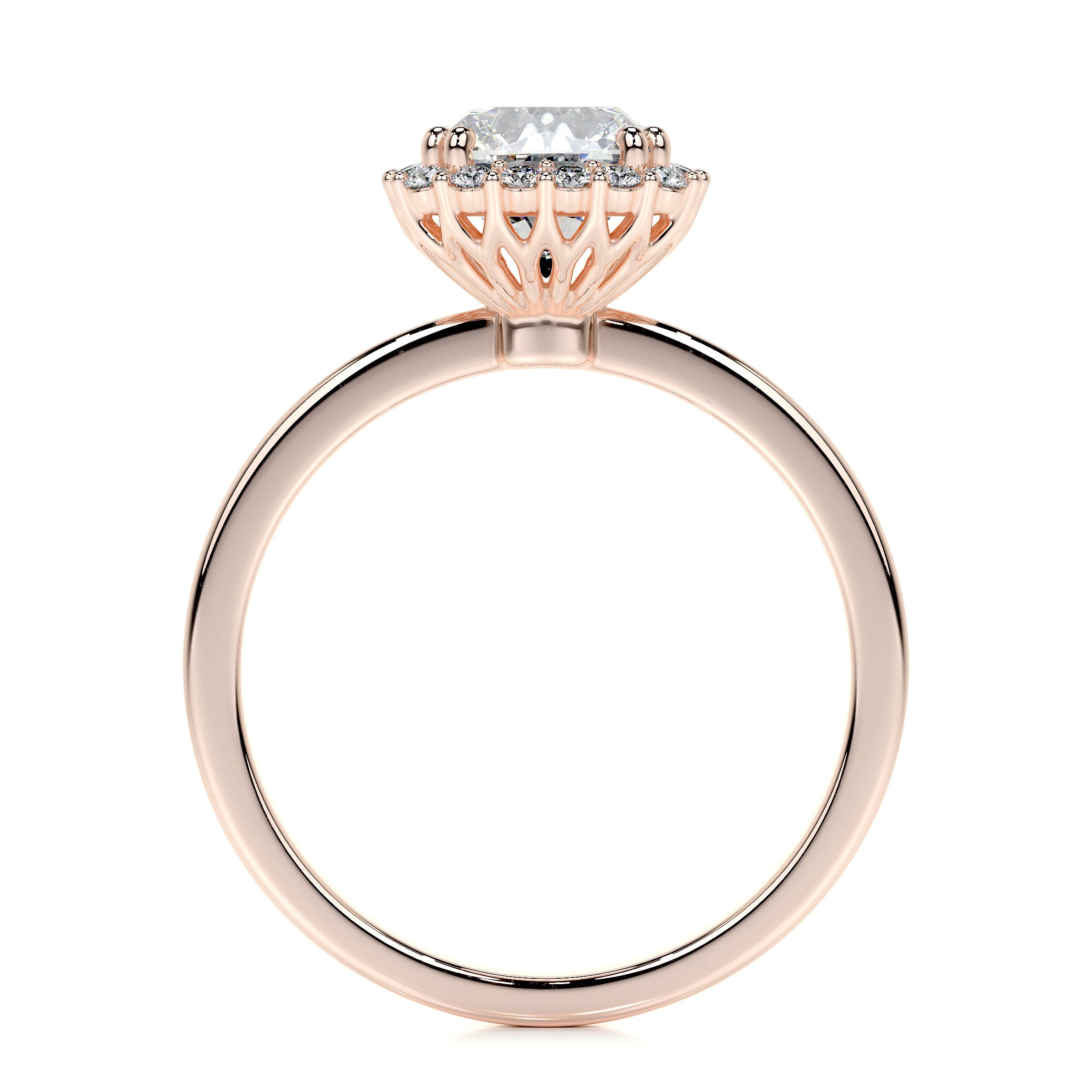 Emery Lab Grown Diamond Ring   (1.75 Carat) - 14K Rose Gold