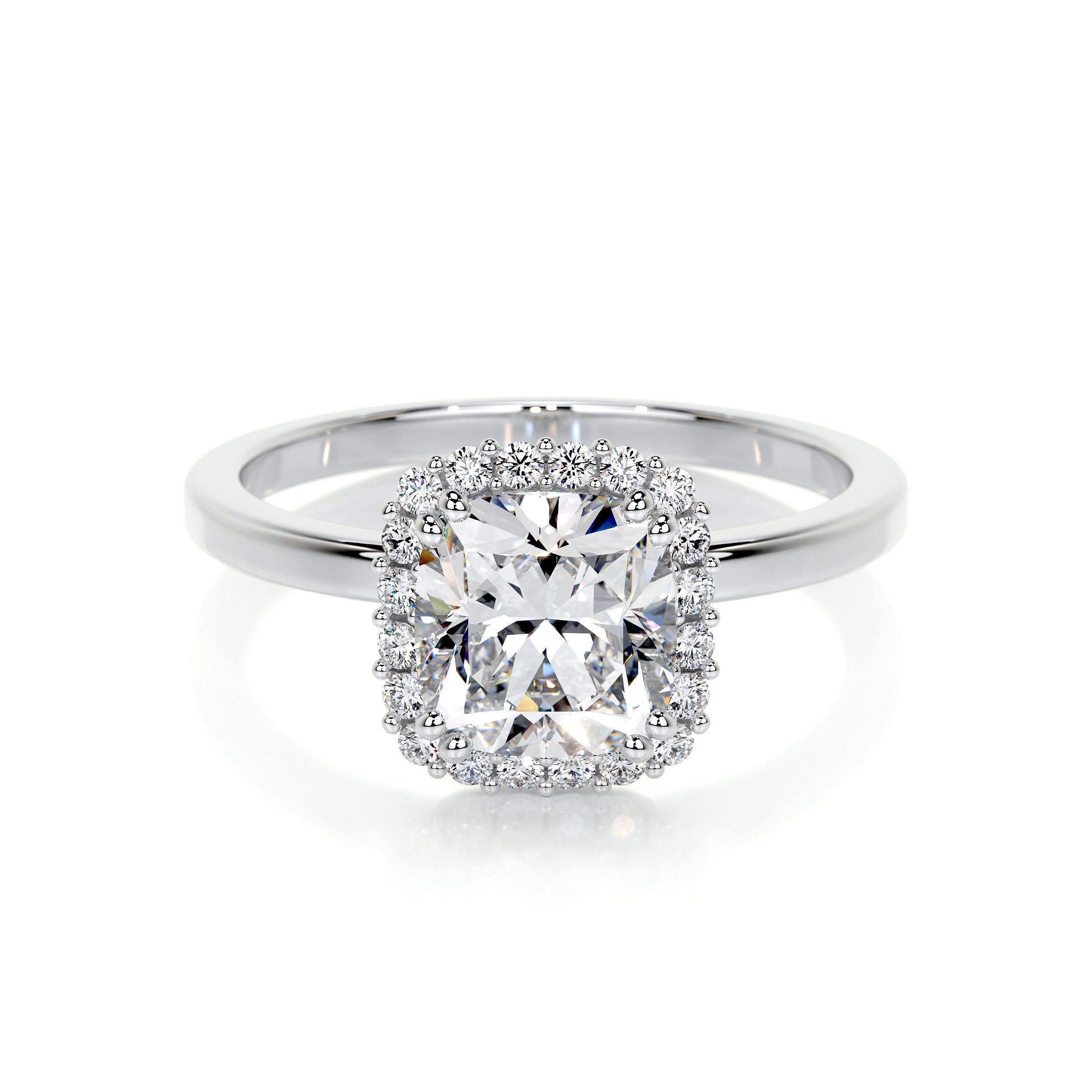 Emery Lab Grown Diamond Ring   (1.75 Carat) - 14K White Gold