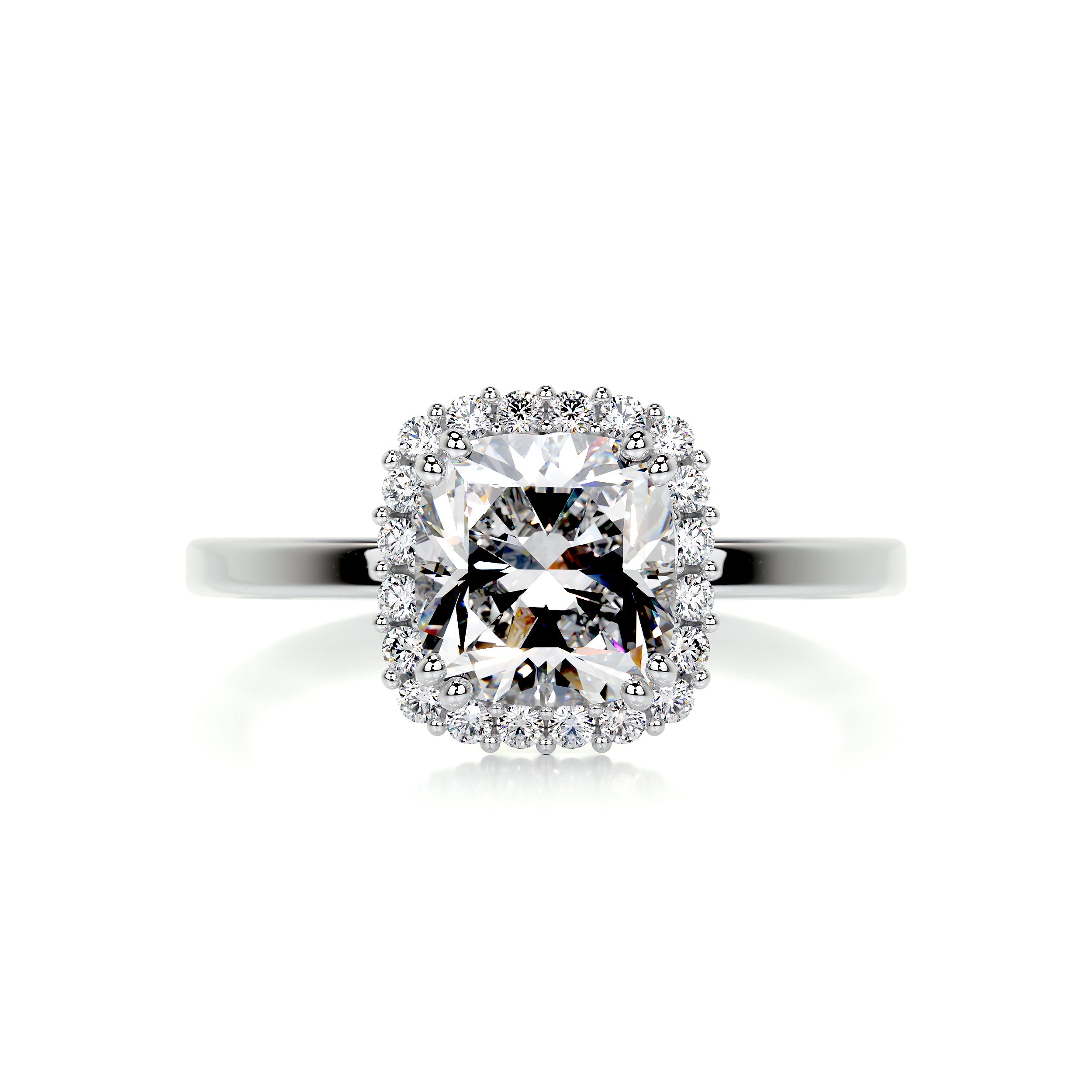 Emery Diamond Engagement Ring - 14K White Gold