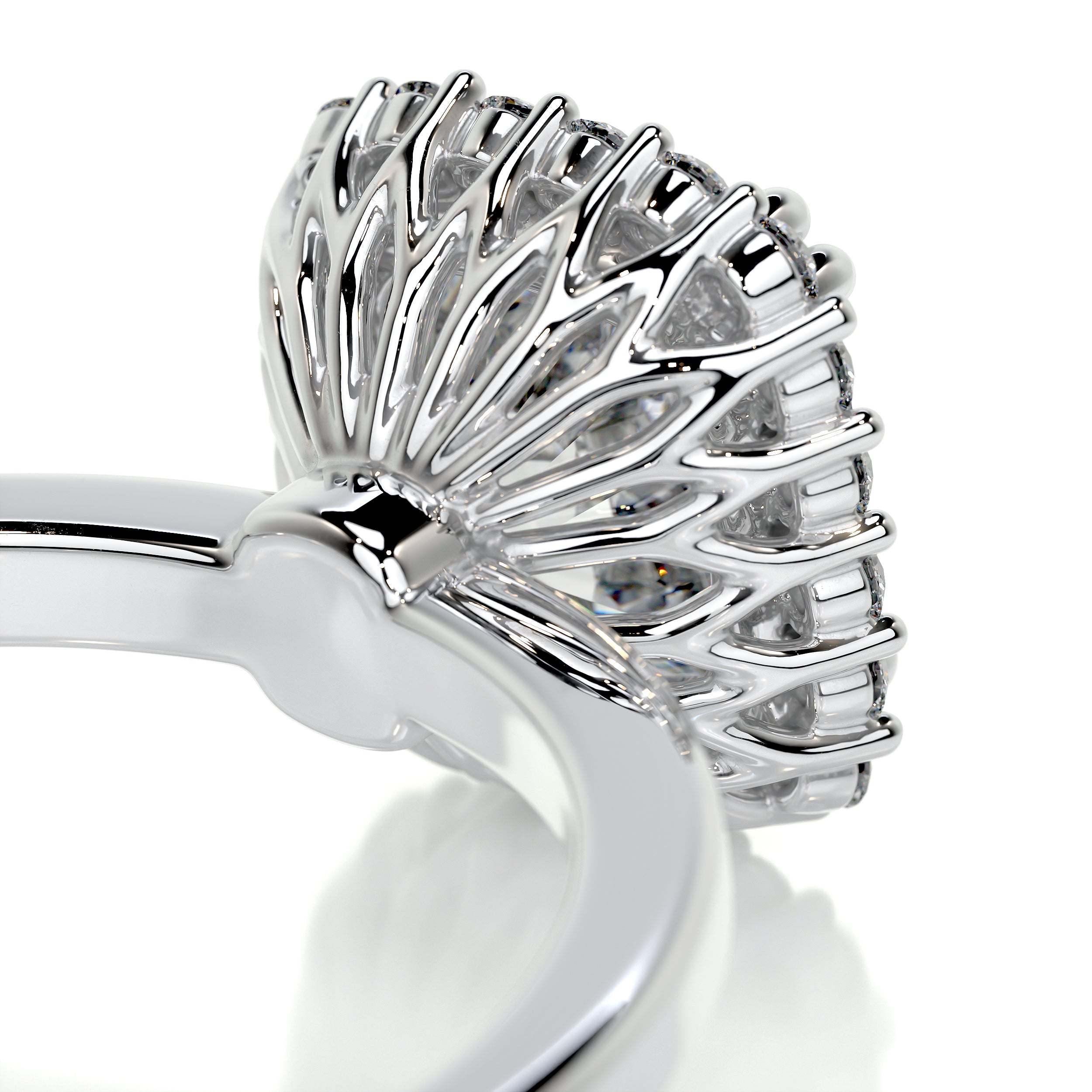 Emery Diamond Engagement Ring - 18K White Gold