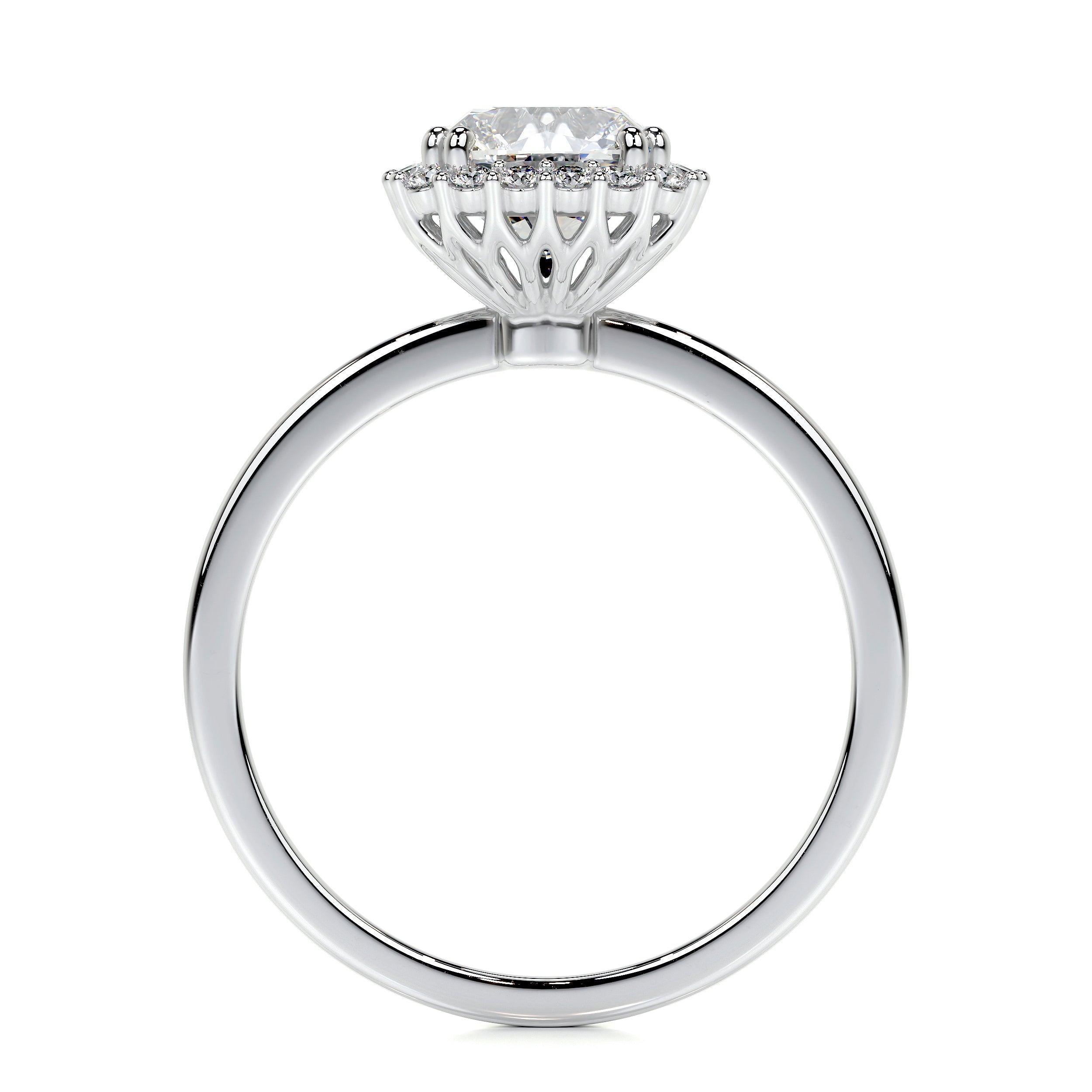 Emery Lab Grown Diamond Ring   (1.75 Carat) - 14K White Gold