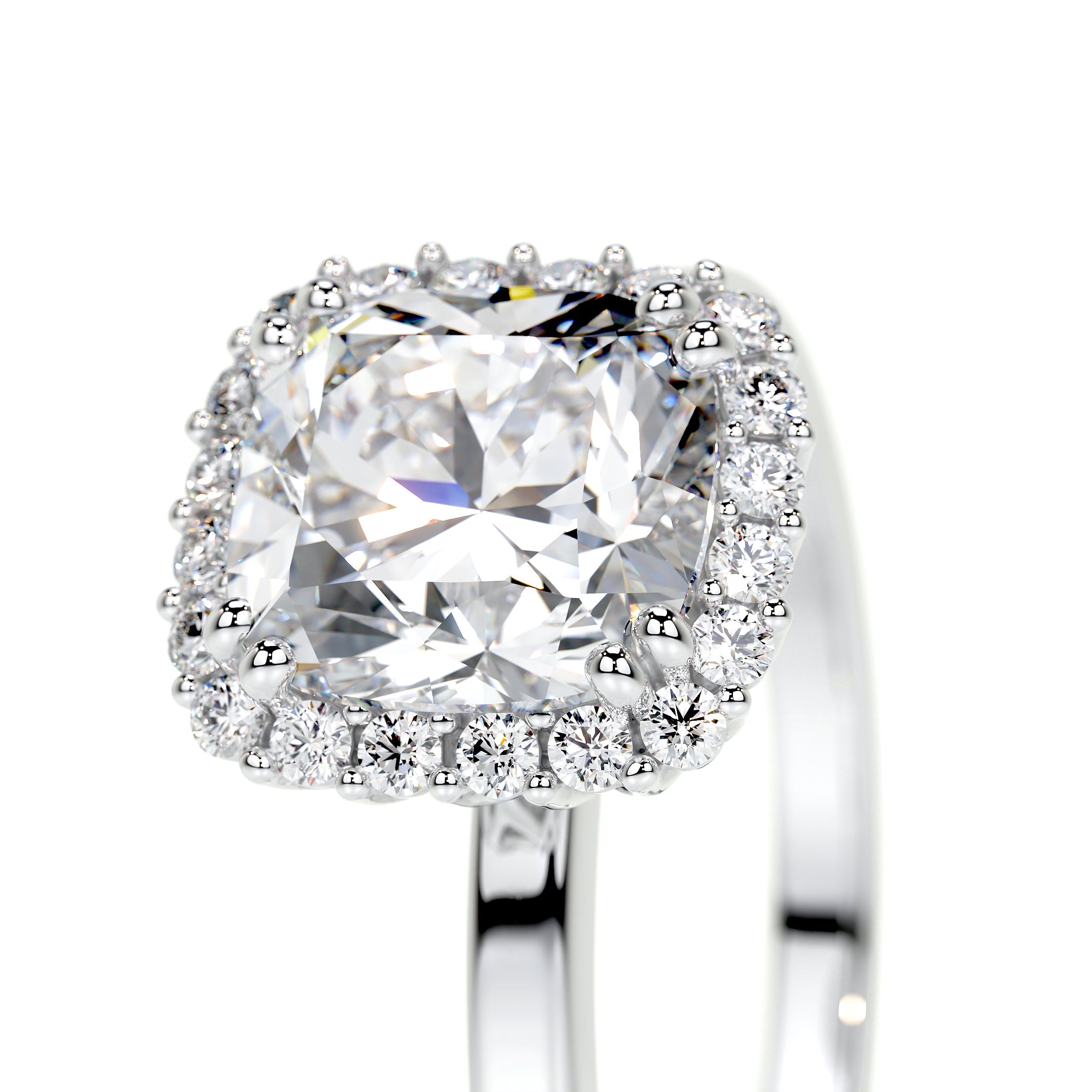 Emery Lab Grown Diamond Ring   (1.75 Carat) - 14K White Gold