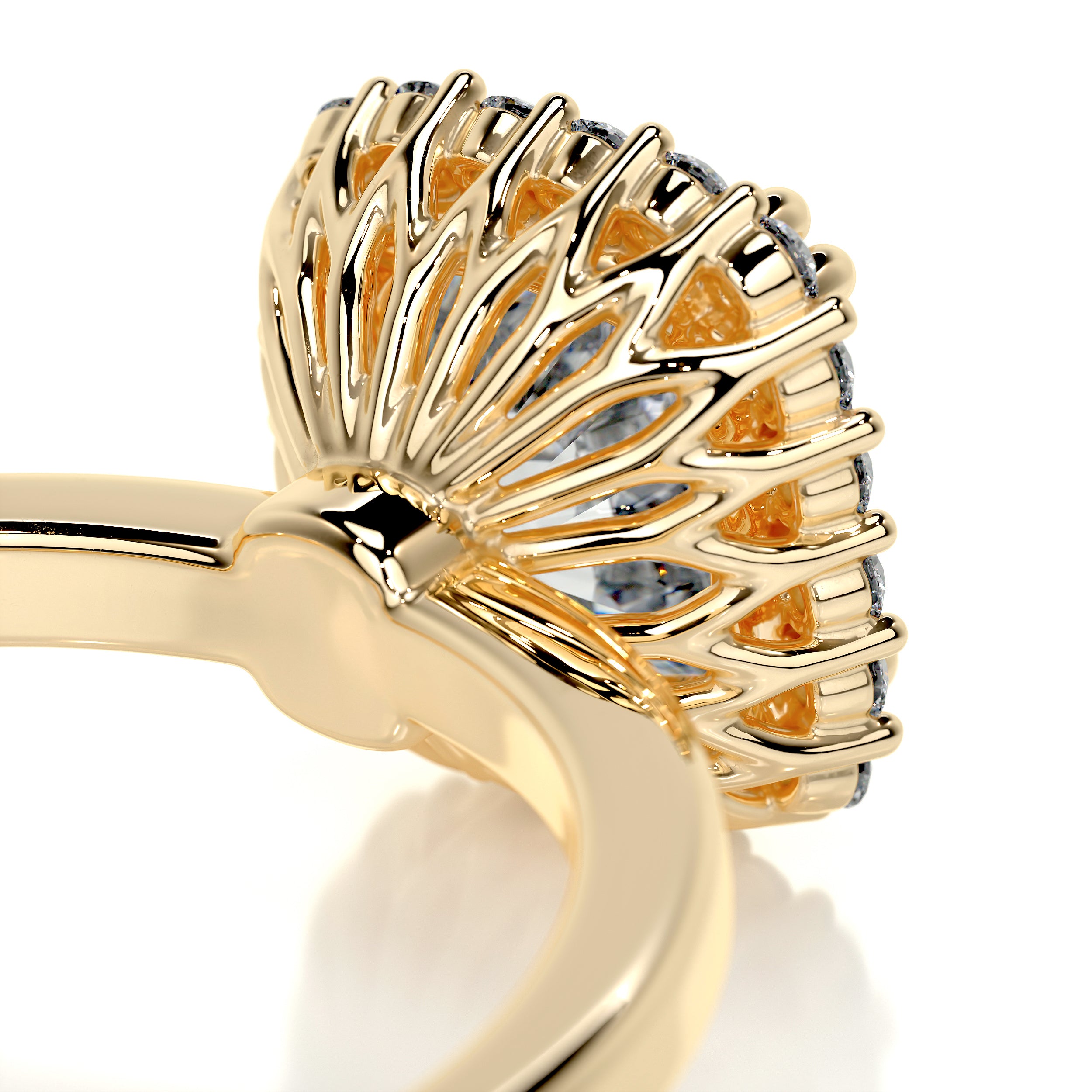 Emery Diamond Engagement Ring - 18K Yellow Gold