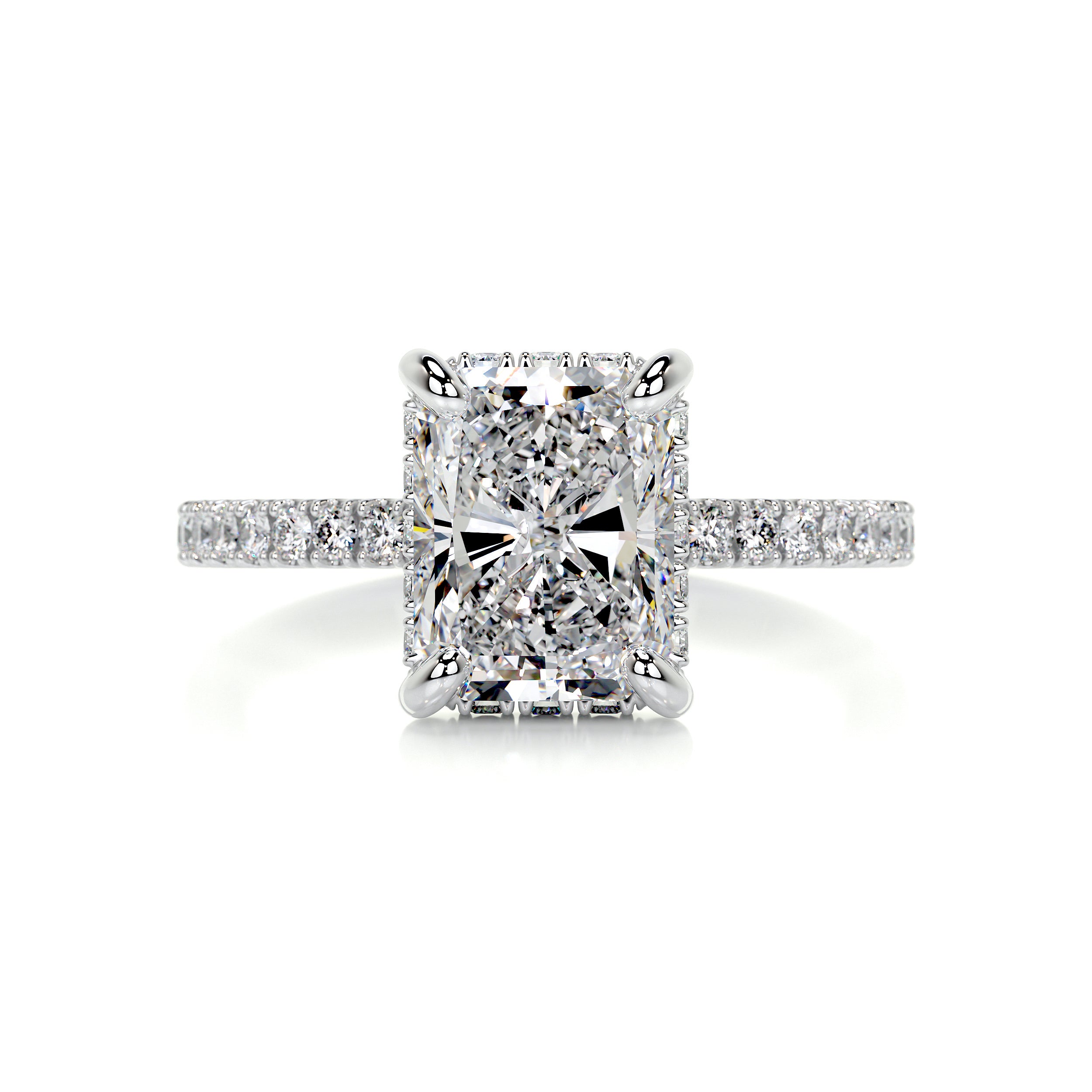 Luna Diamond Engagement Ring -Platinum