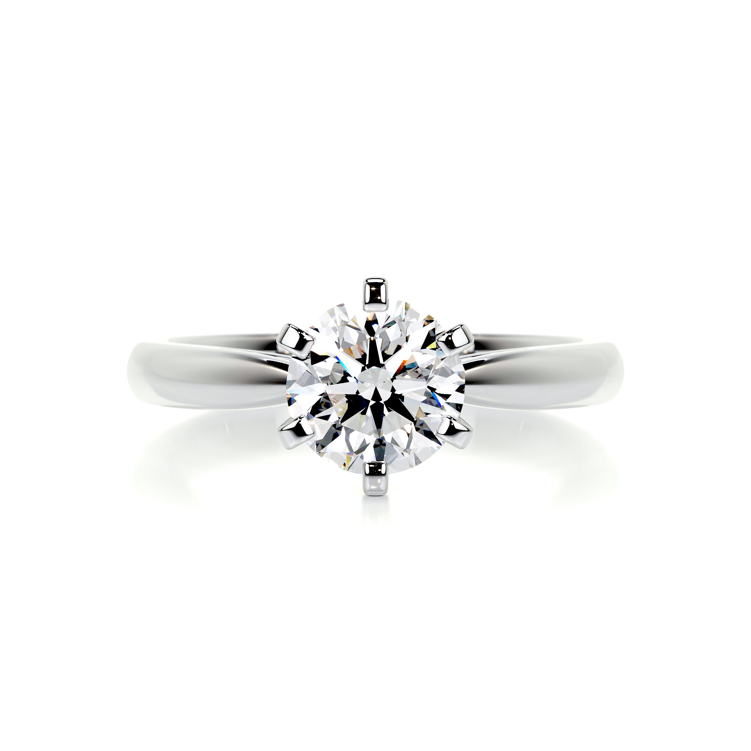 Talia Diamond Engagement Ring - 14K White Gold
