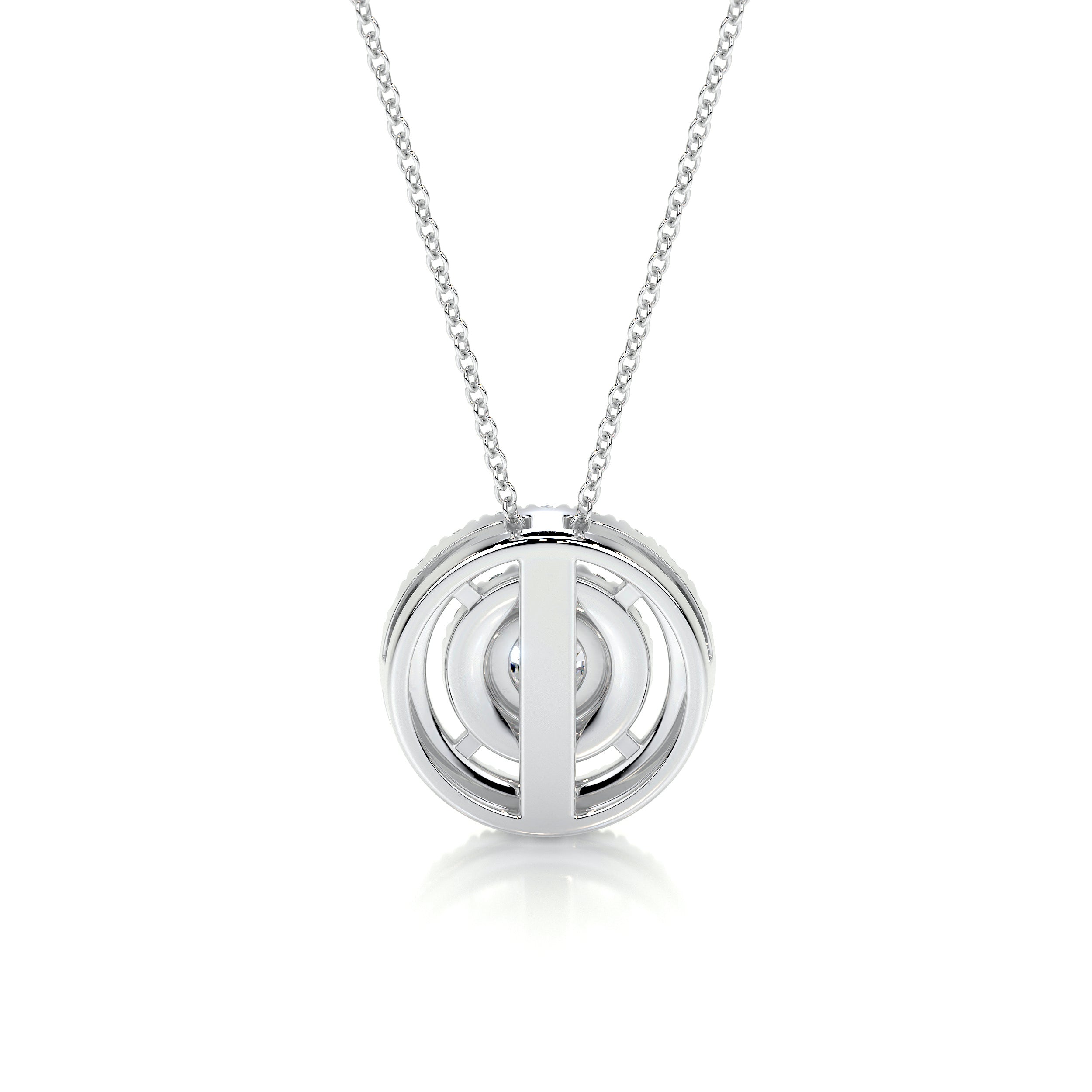 Joan Diamond Pendant (0.5 Carat) - 14K White Gold