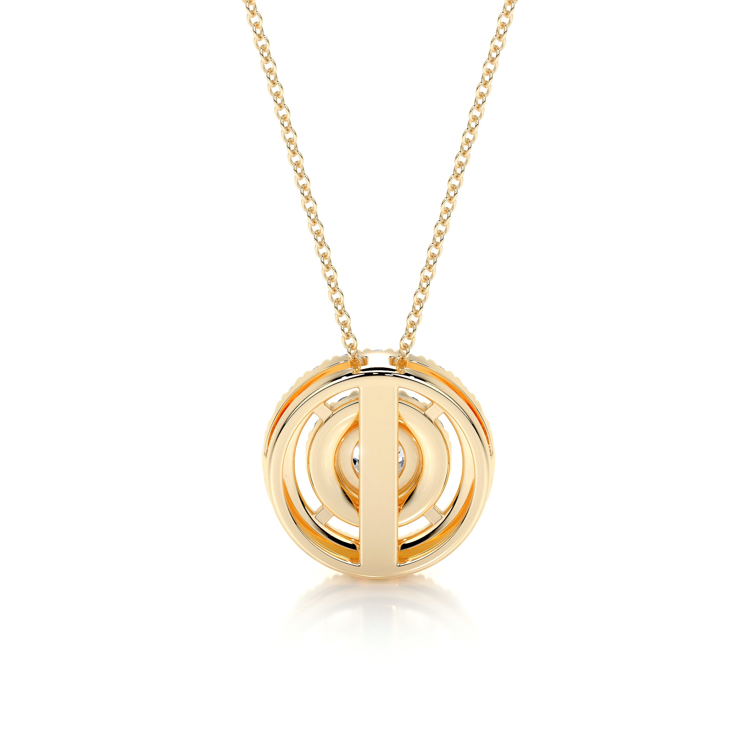 Joan Diamond Pendant (0.5 Carat) - 18K Yellow Gold