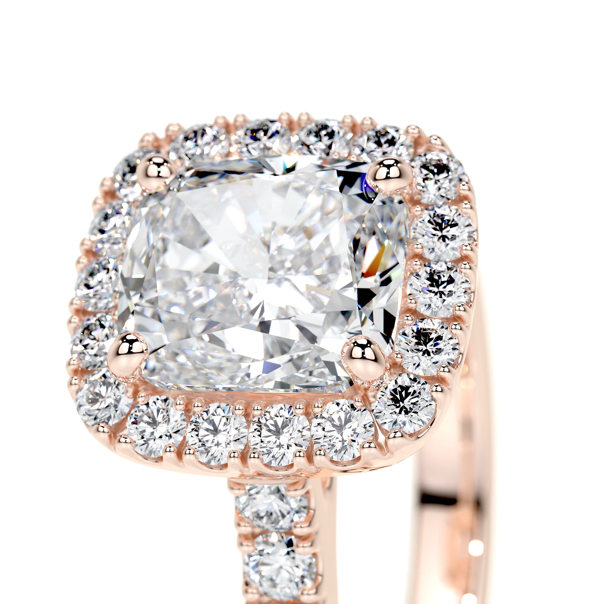 Celeste Lab Grown Diamond Ring (2 Carat) -14K Rose Gold