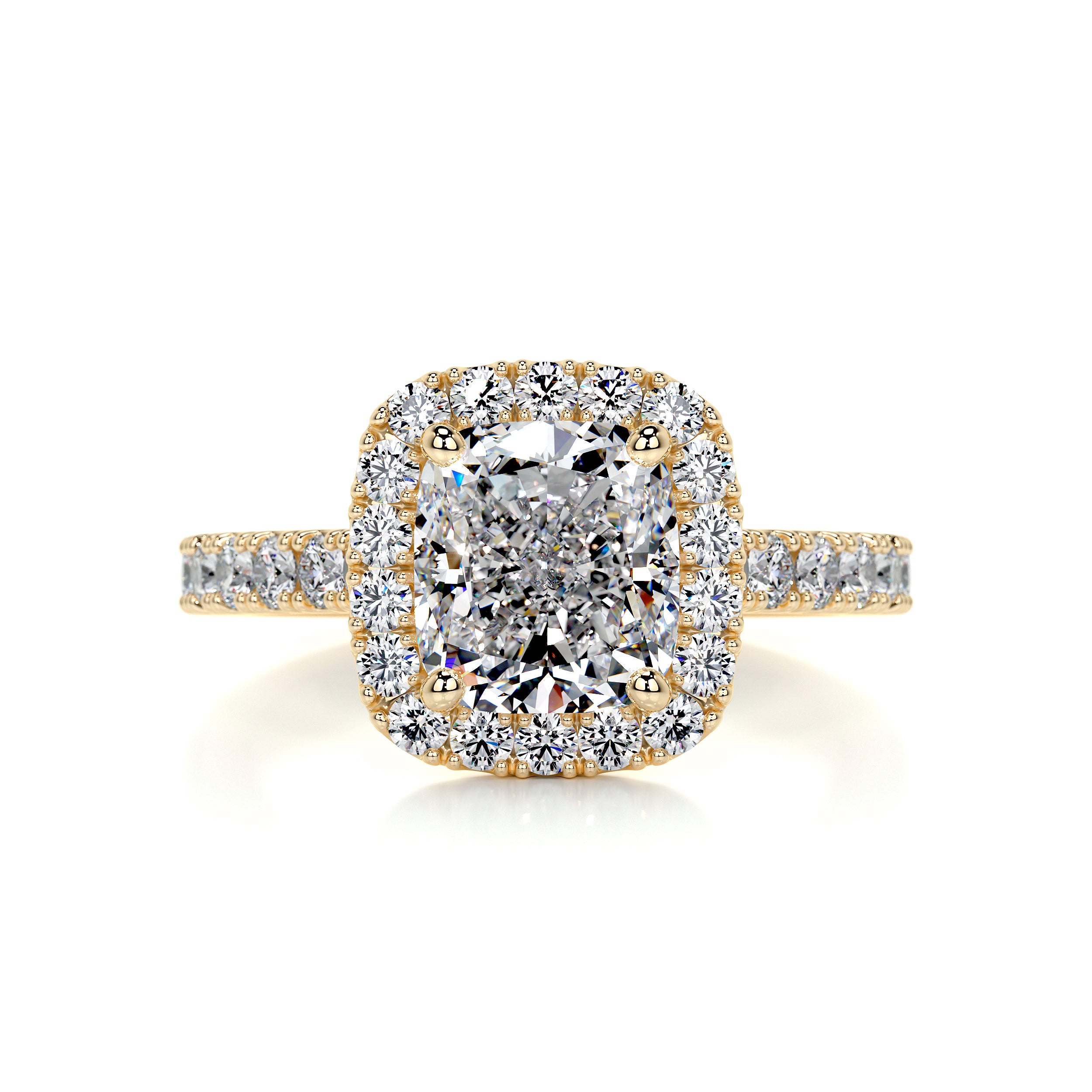 Celeste Diamond Engagement Ring -18K Yellow Gold