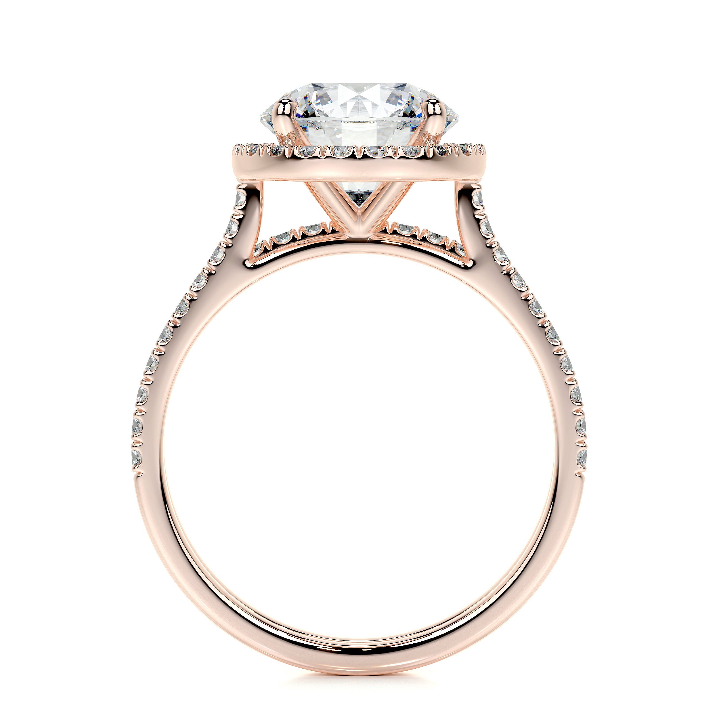 Layla Lab Grown Diamond Bridal Set (2.8 Carat) - 14K Rose Gold