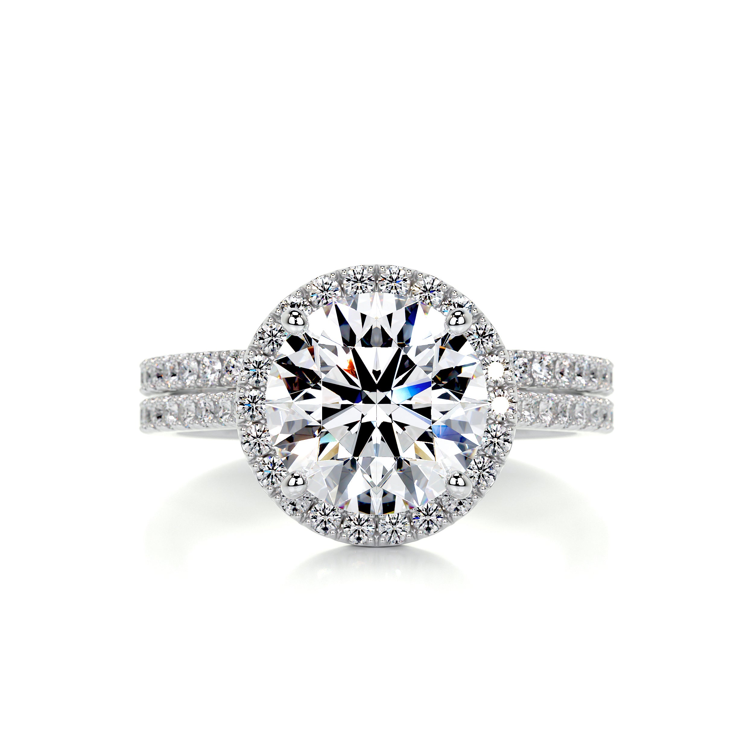 Layla Diamond Bridal Set - 14K White Gold