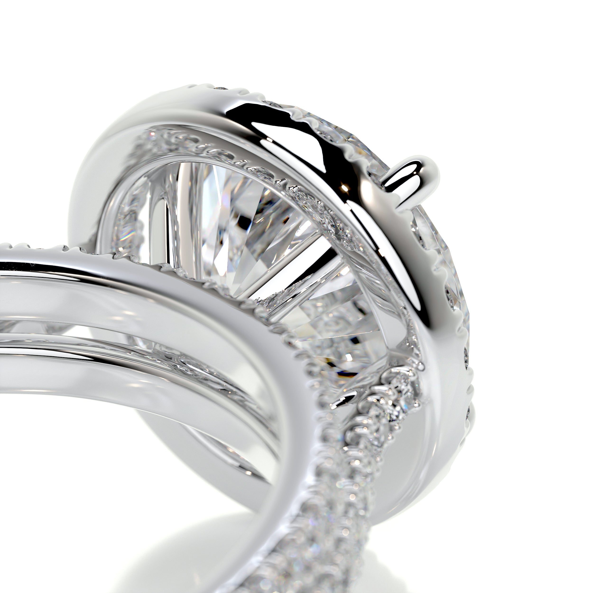 Layla Diamond Bridal Set - 14K White Gold