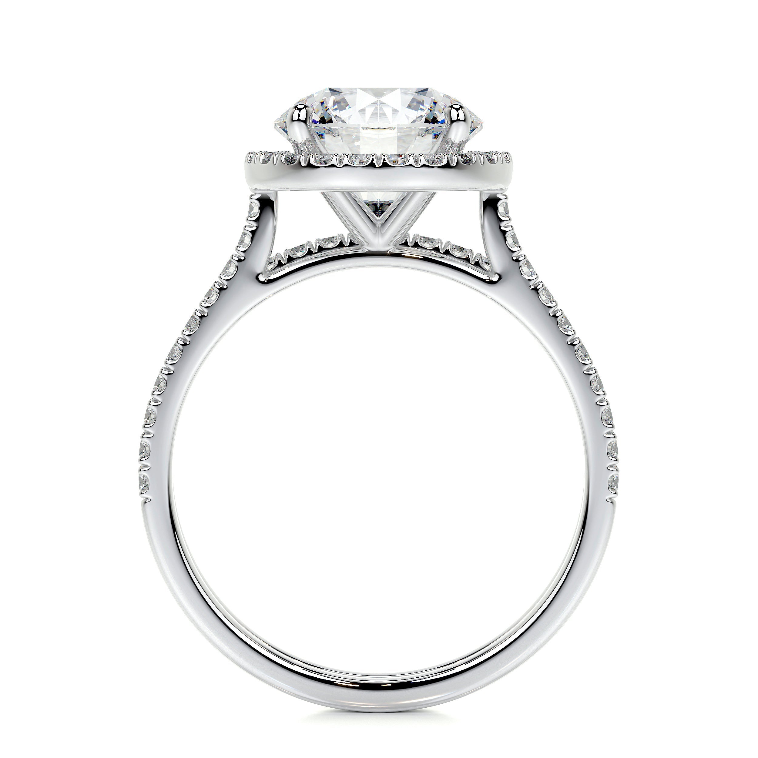 Layla Lab Grown Diamond Bridal Set (2.8 Carat) - 14K White Gold