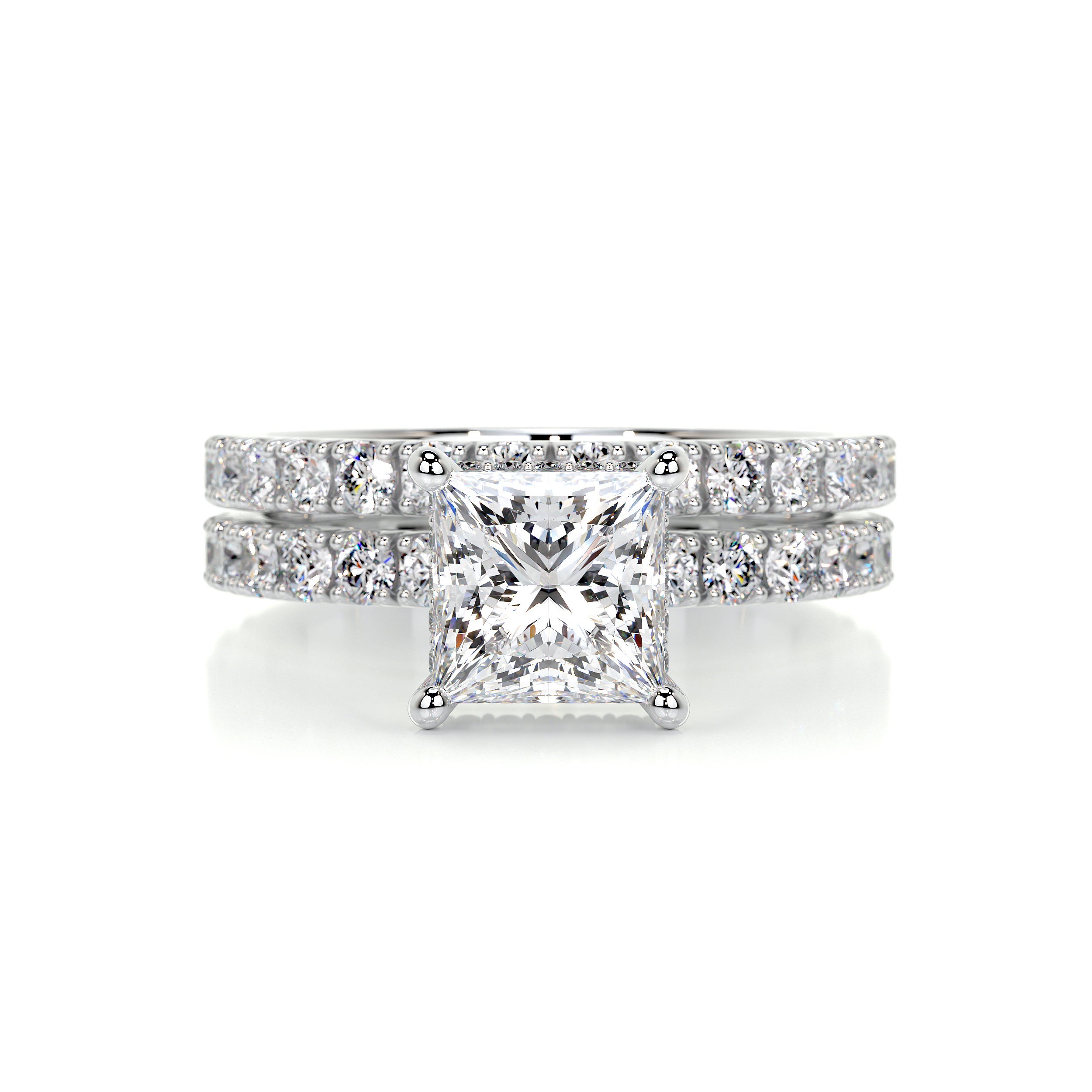Valentina Diamond Bridal Set -Platinum