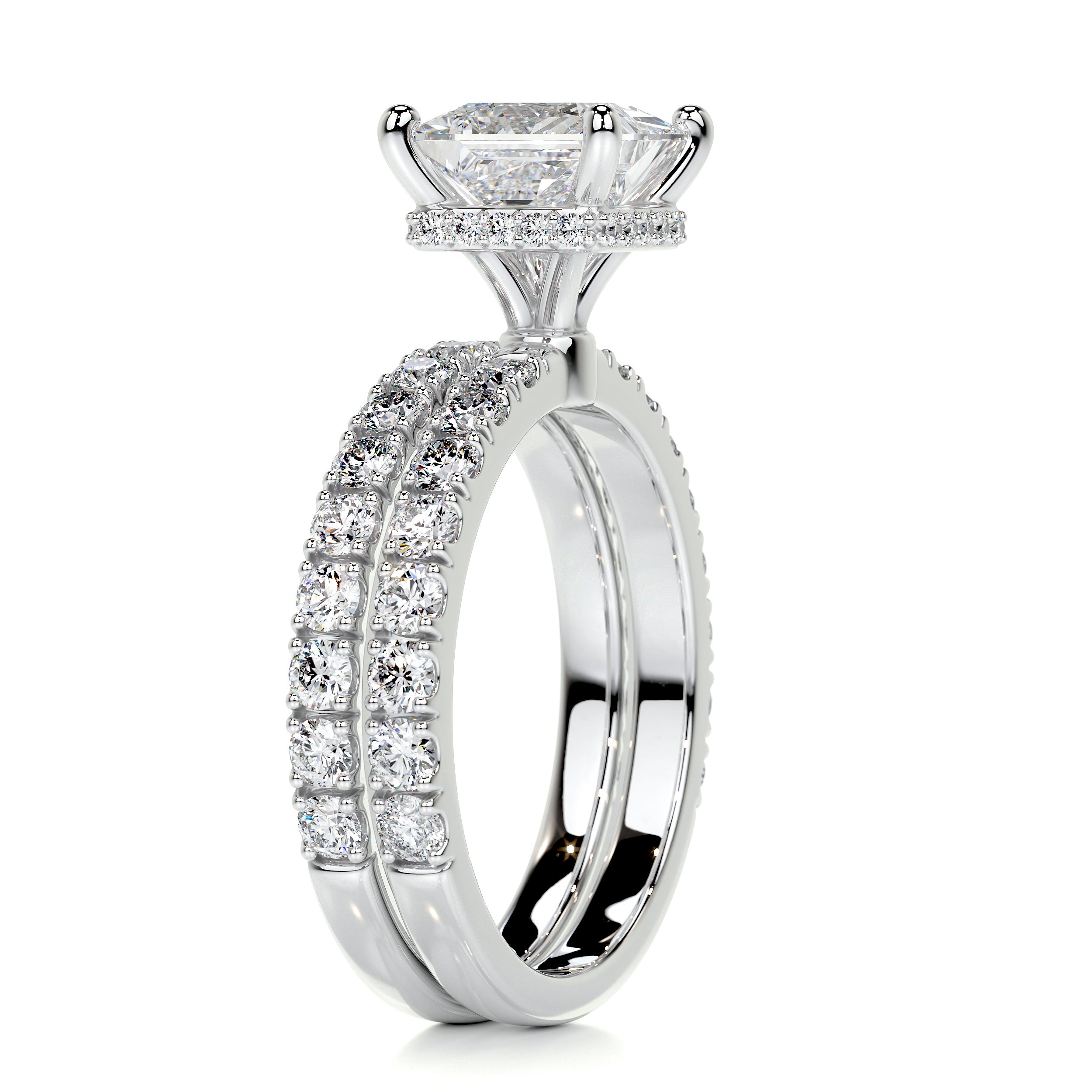 Valentina Diamond Bridal Set -14K White Gold