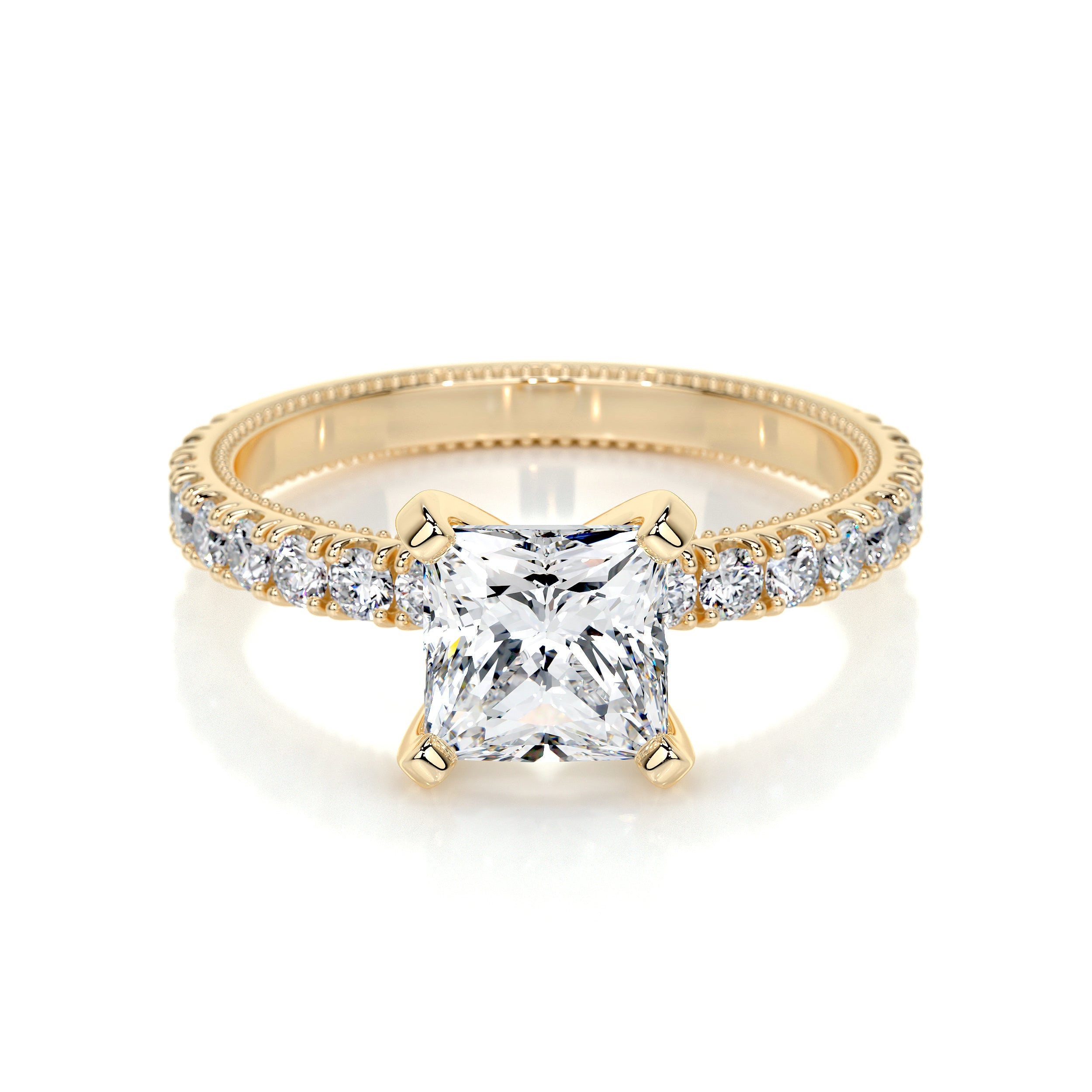 Blair Lab Grown Diamond Ring (2 Carat) -18K Yellow Gold