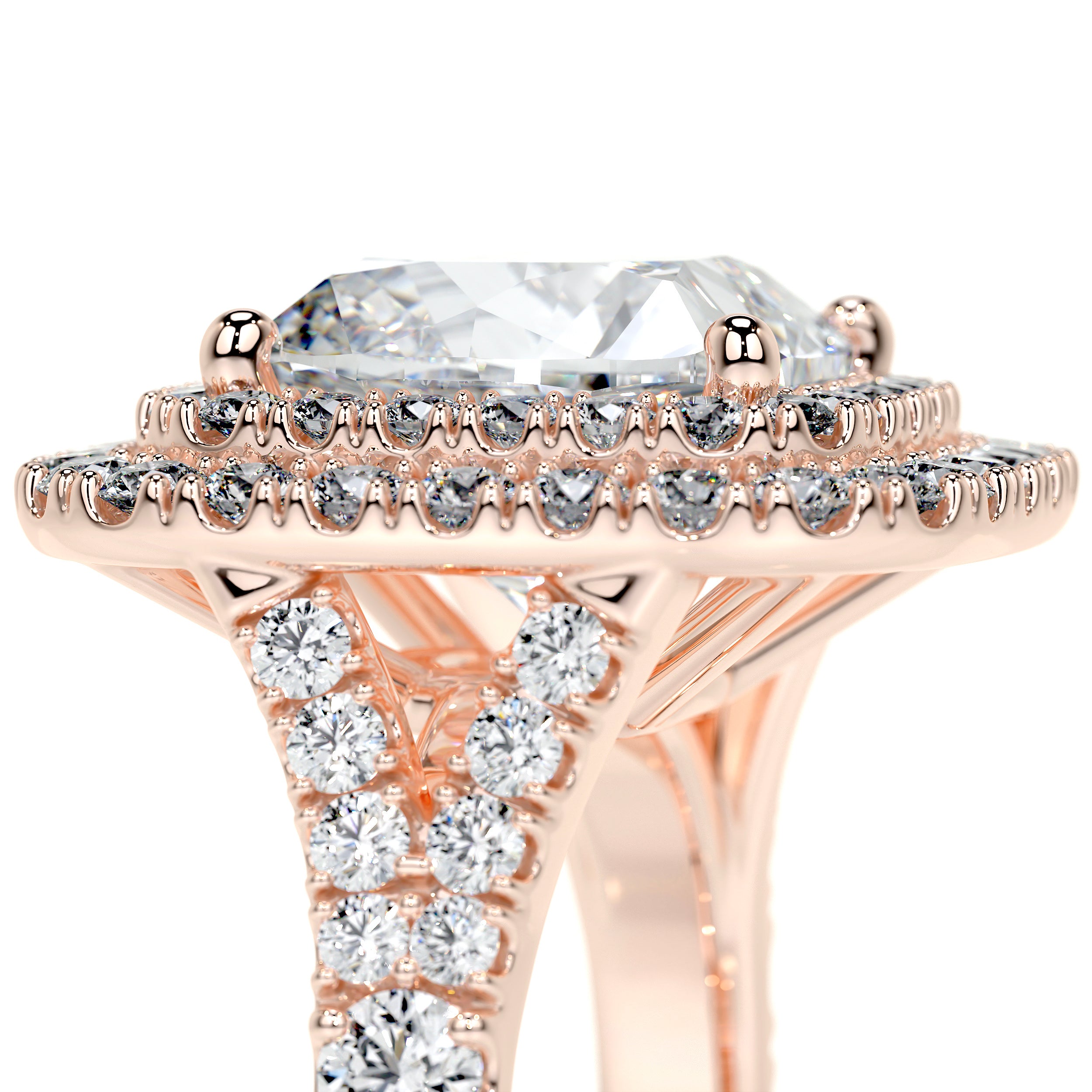 Marley Diamond Engagement Ring - 14K Rose Gold