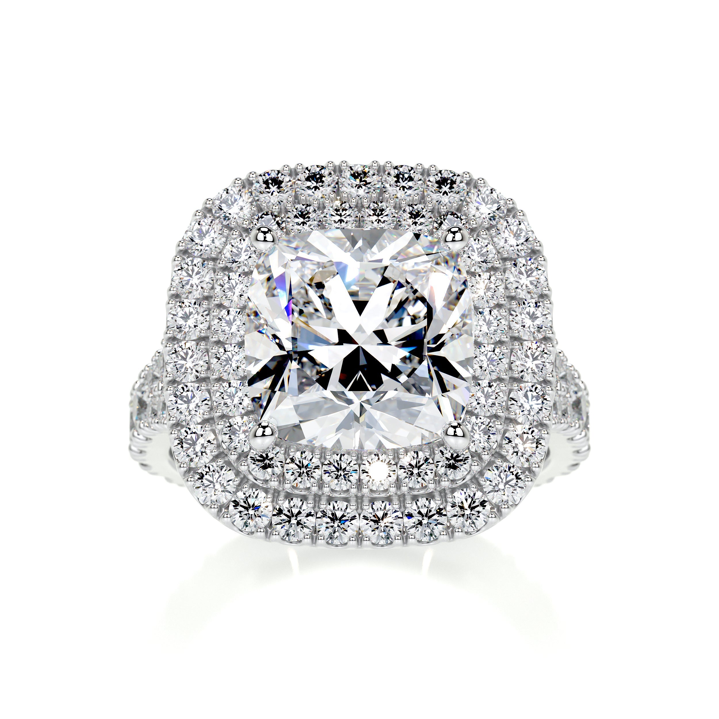 Marley Lab Grown Diamond Ring (4 Carat) - 14K White Gold